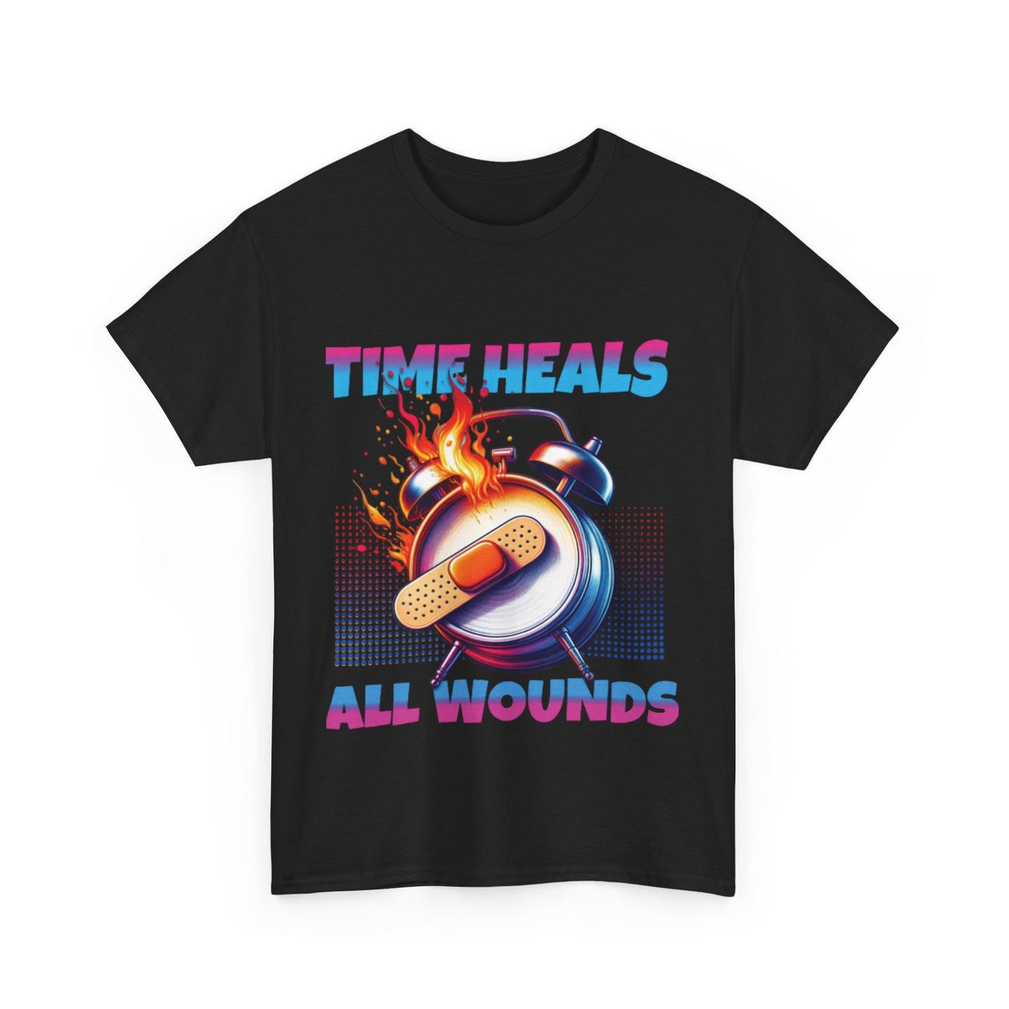 Unisex Time Heals Shirt: Pink