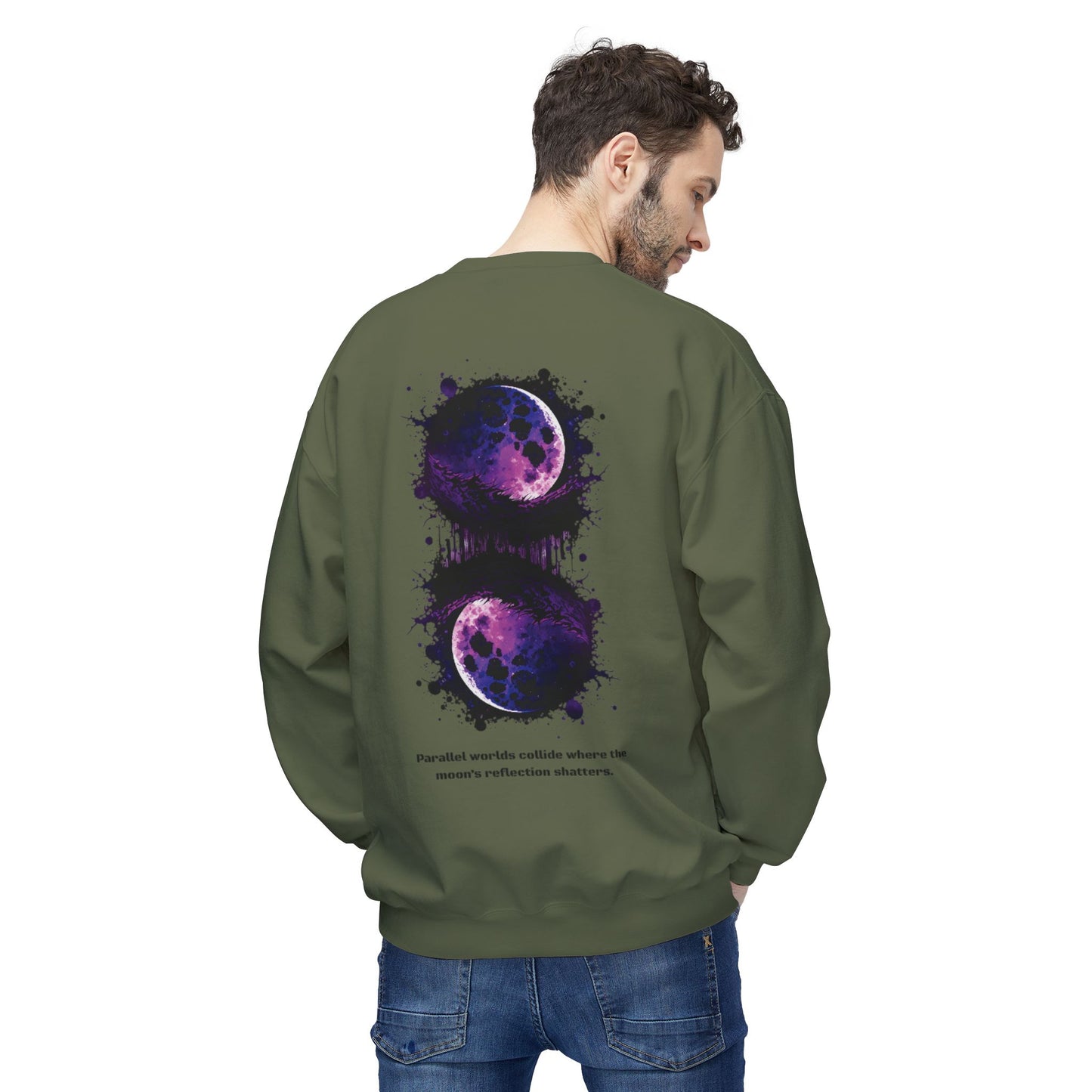Unisex Purple Galaxy Sweatshirt