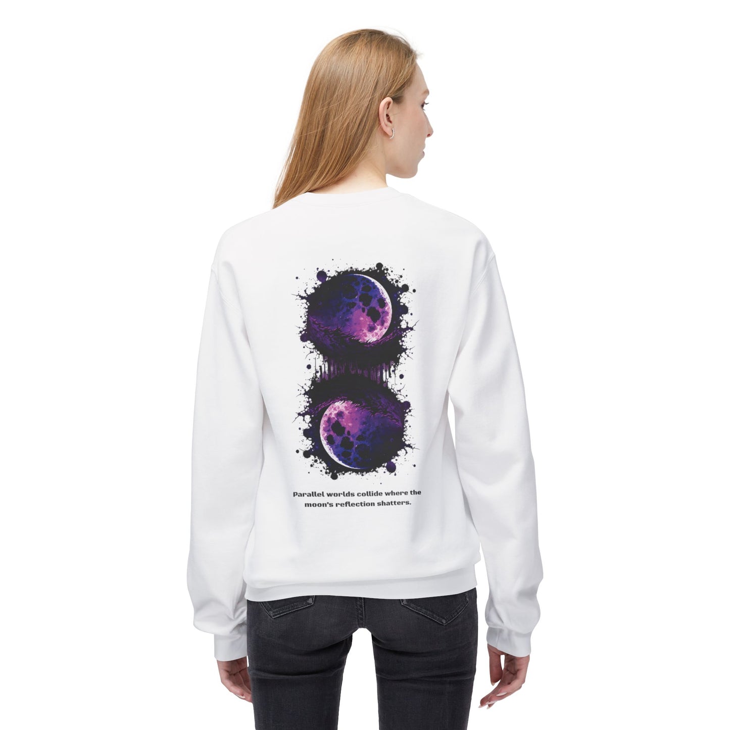 Unisex Purple Galaxy Sweatshirt