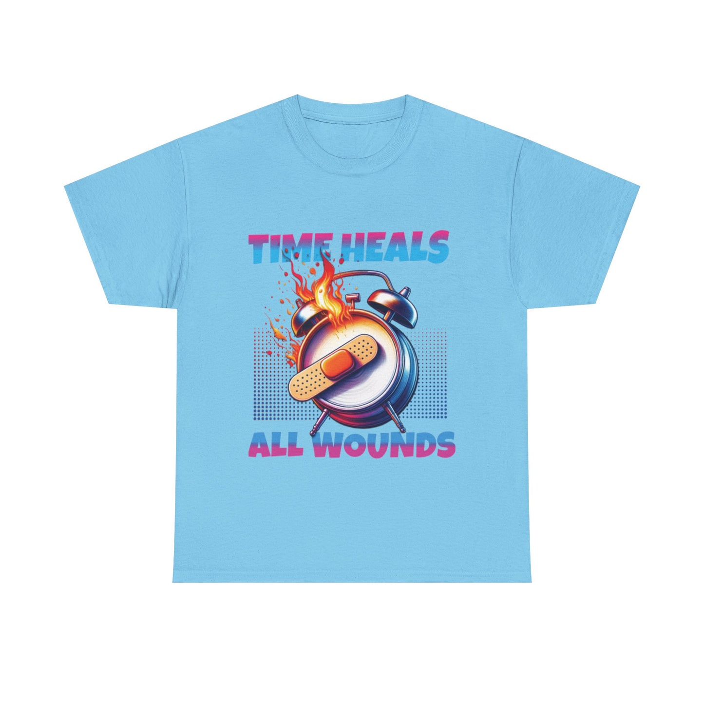 Unisex Time Heals Shirt: Pink
