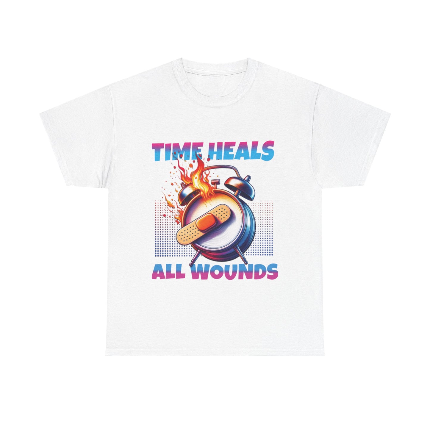 Unisex Time Heals Shirt: Pink
