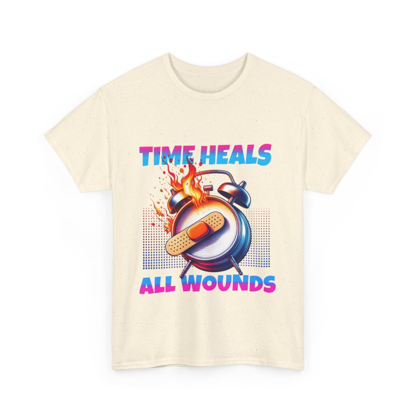 Unisex Time Heals Shirt: Pink