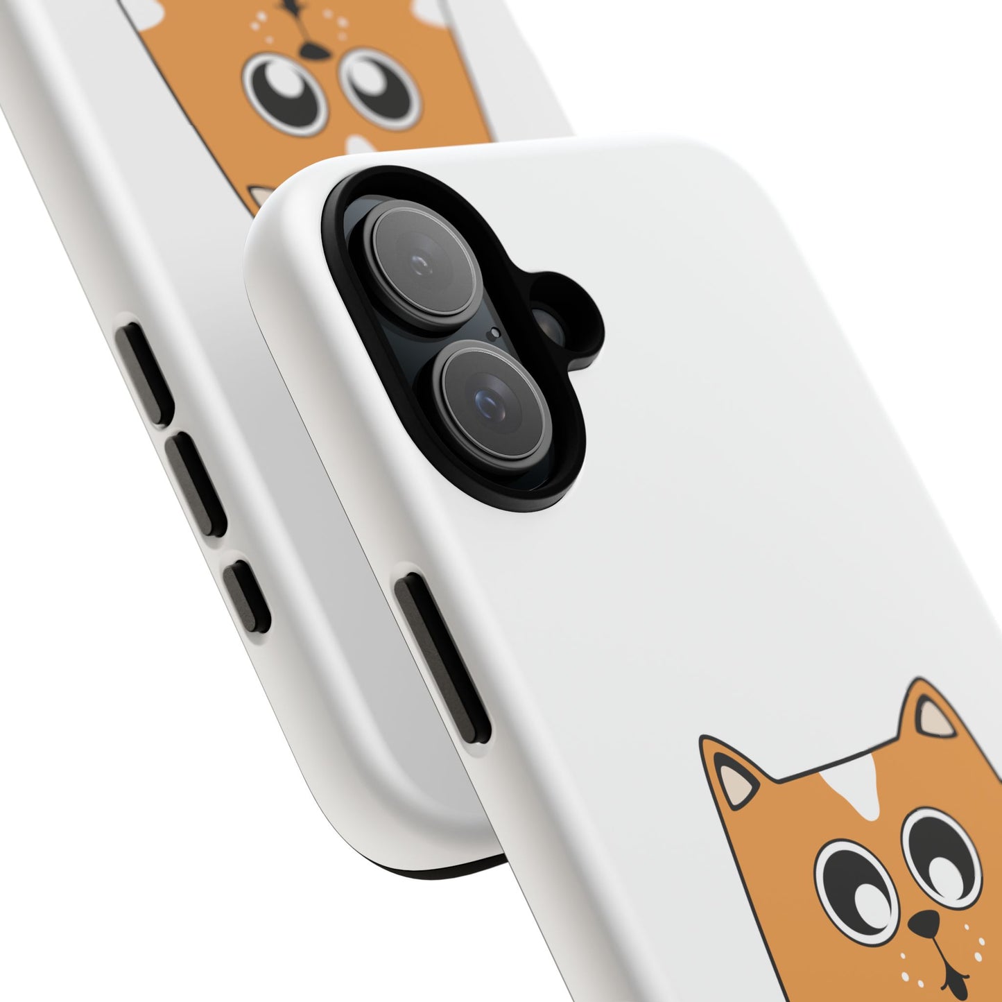 Cute Cat Coffee Mug Phone Case - Tough Protection for Pet Lovers