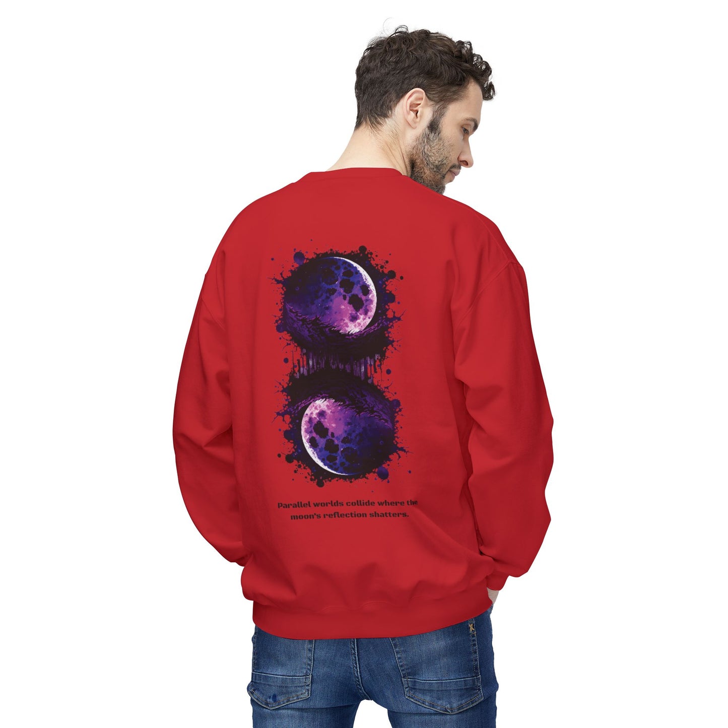 Unisex Purple Galaxy Sweatshirt