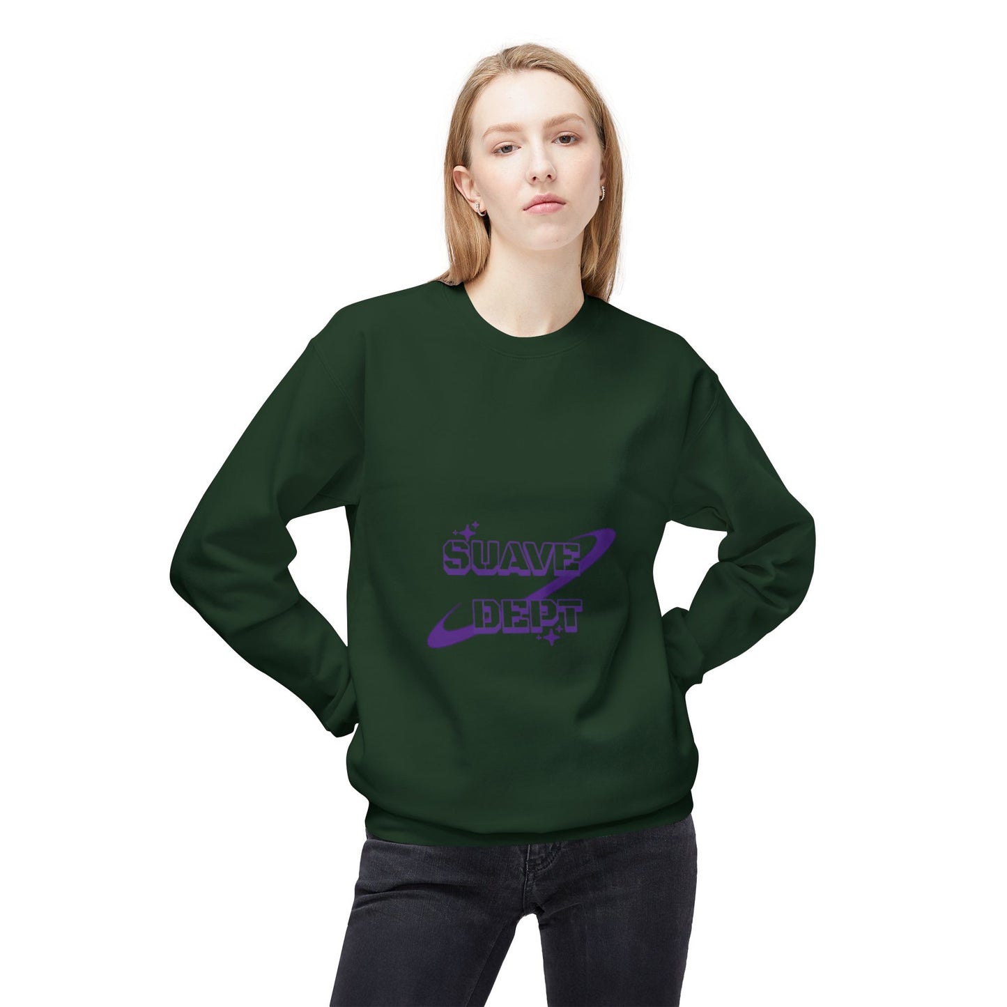 Unisex Purple Galaxy Sweatshirt