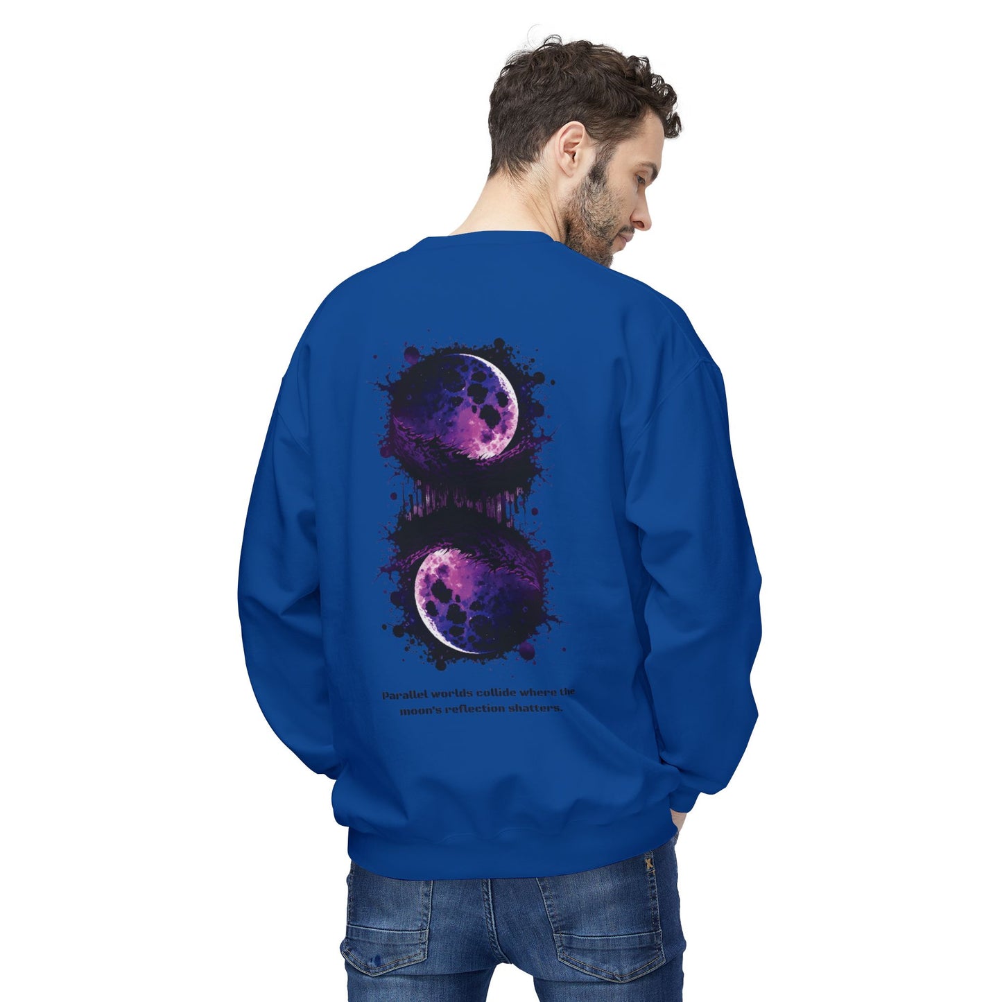 Unisex Purple Galaxy Sweatshirt