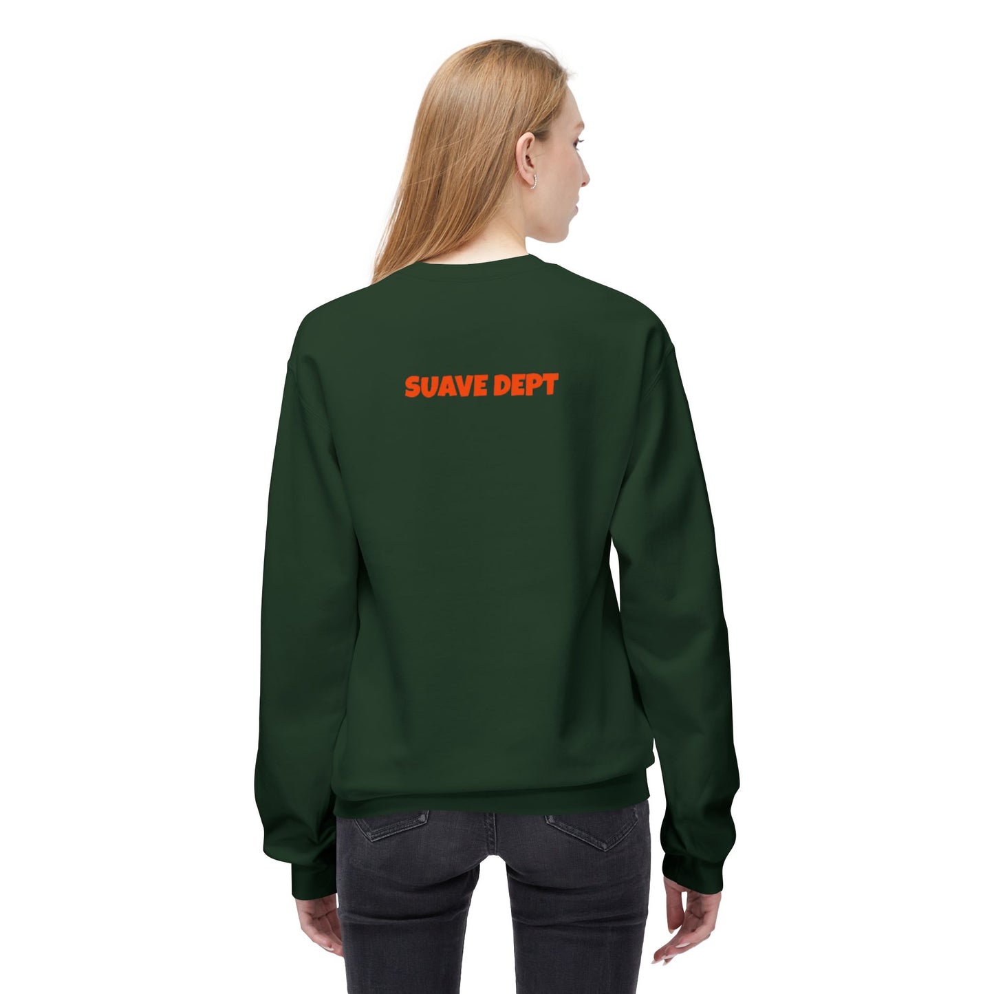 Unisex Time Heals Softstyle Sweatshirt: Orange