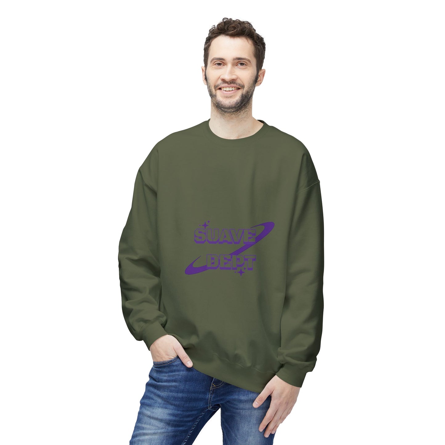 Unisex Purple Galaxy Sweatshirt