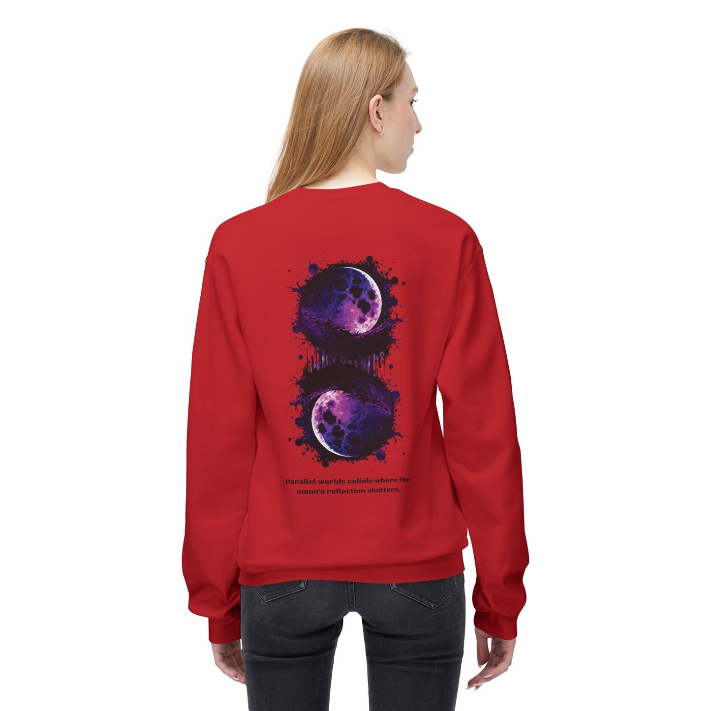 Unisex Purple Galaxy Sweatshirt
