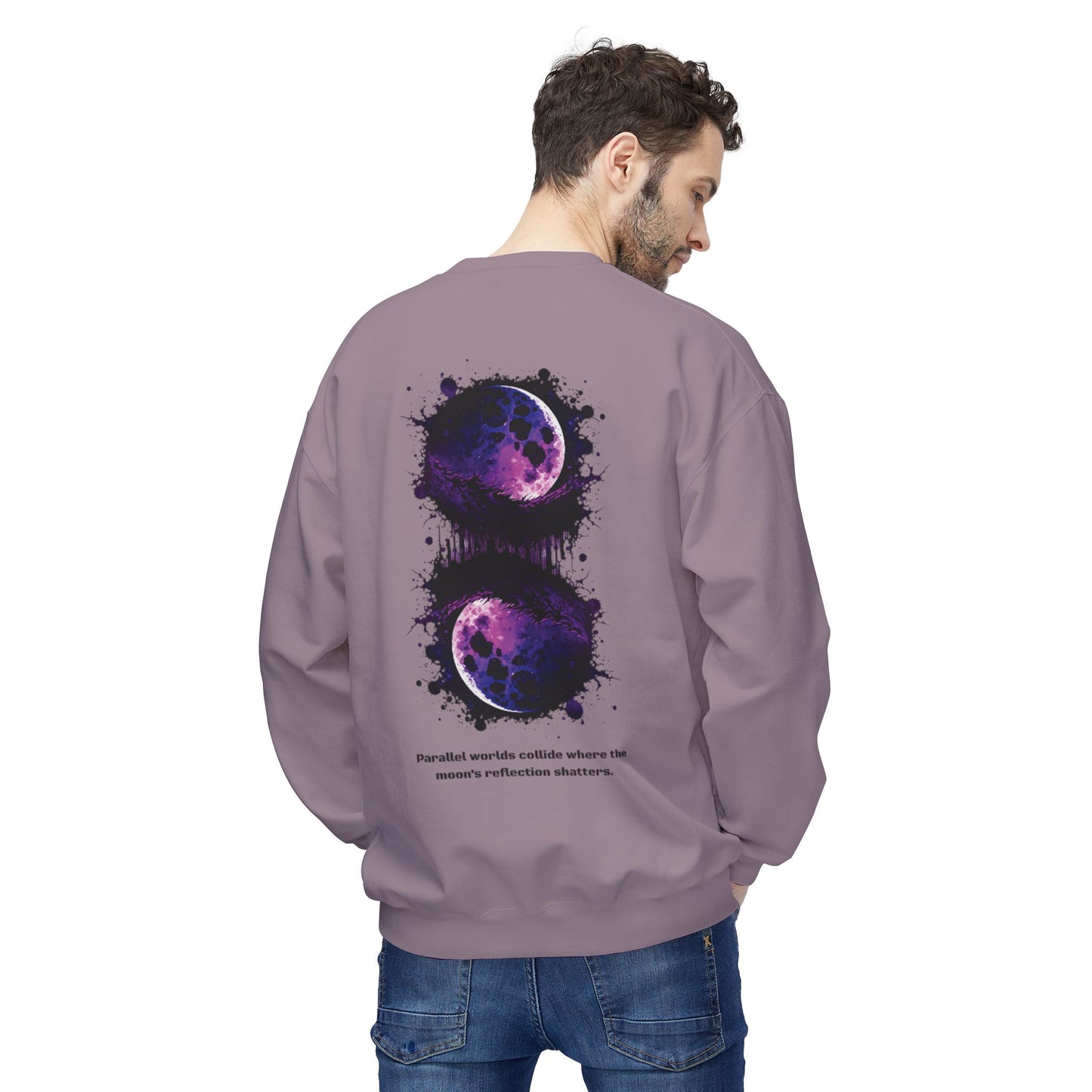 Unisex Purple Galaxy Sweatshirt