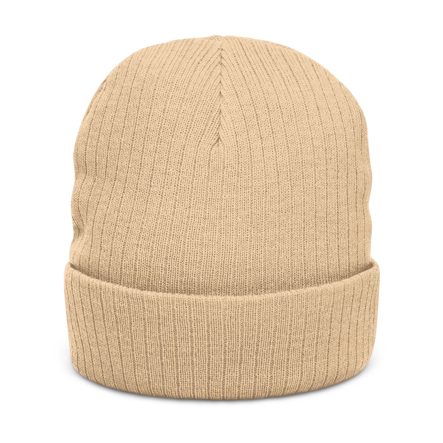 Suave Dept Ribbed Knit Beanie - Stylish Embroidered Beanie for Winter Fashion