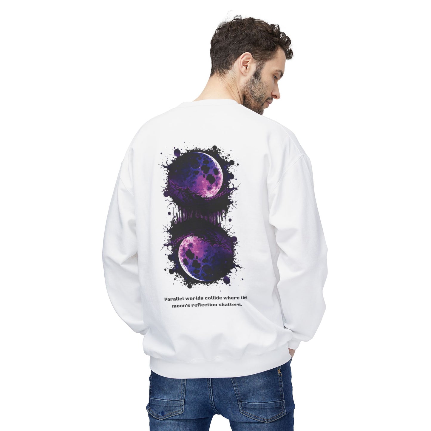Unisex Purple Galaxy Sweatshirt