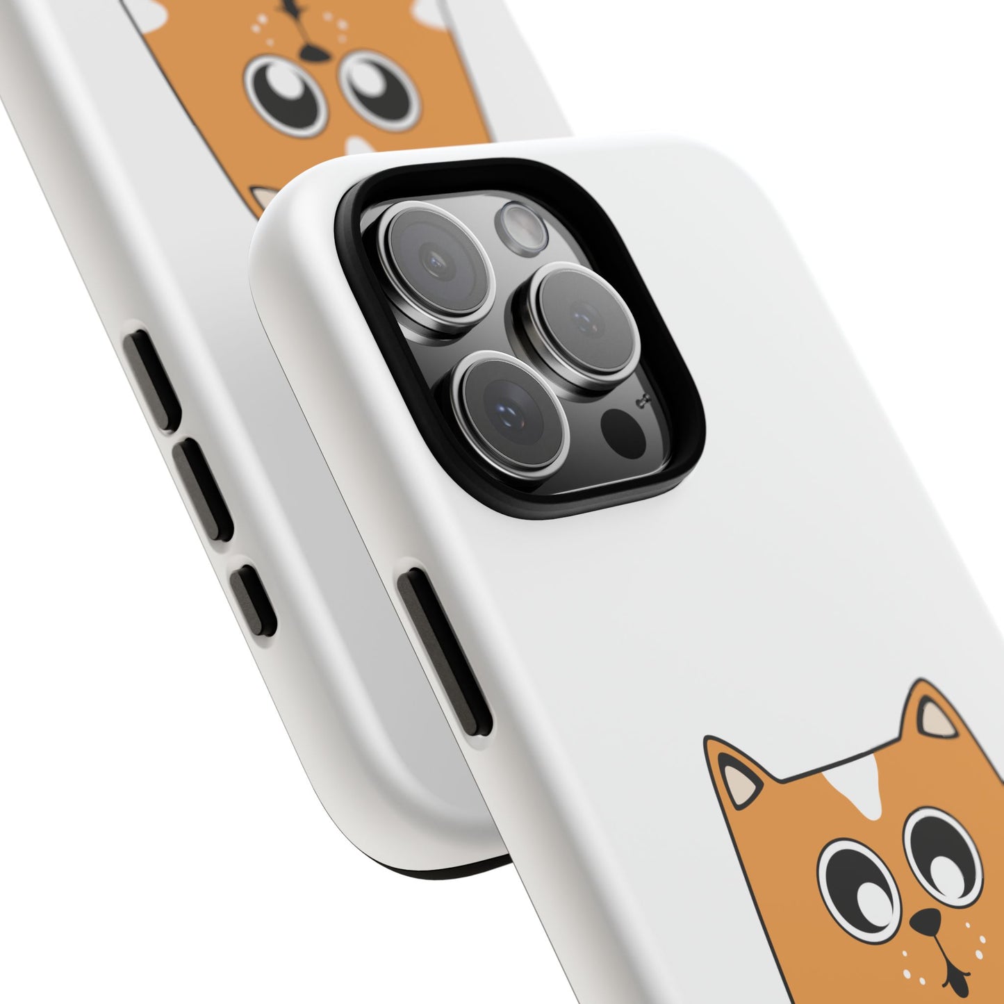 Cute Cat Coffee Mug Phone Case - Tough Protection for Pet Lovers