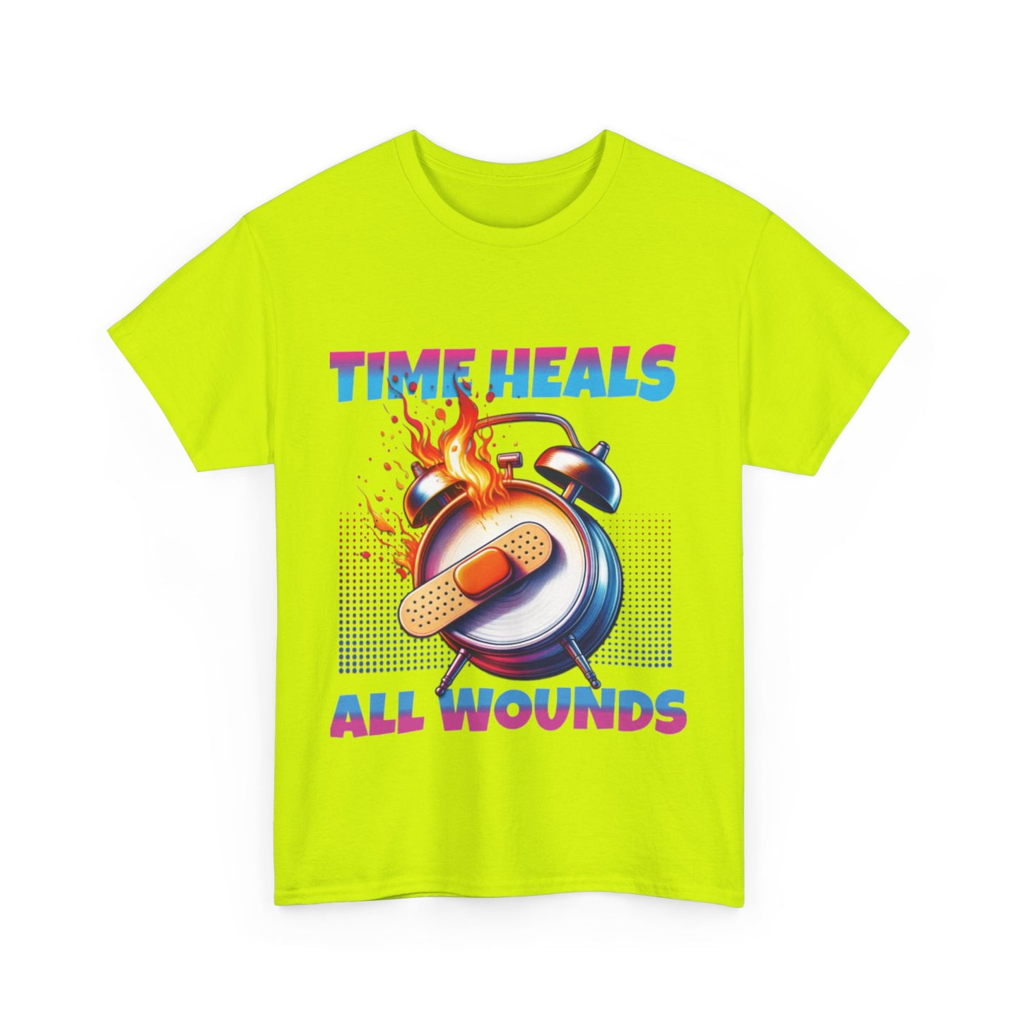 Unisex Time Heals Shirt: Pink