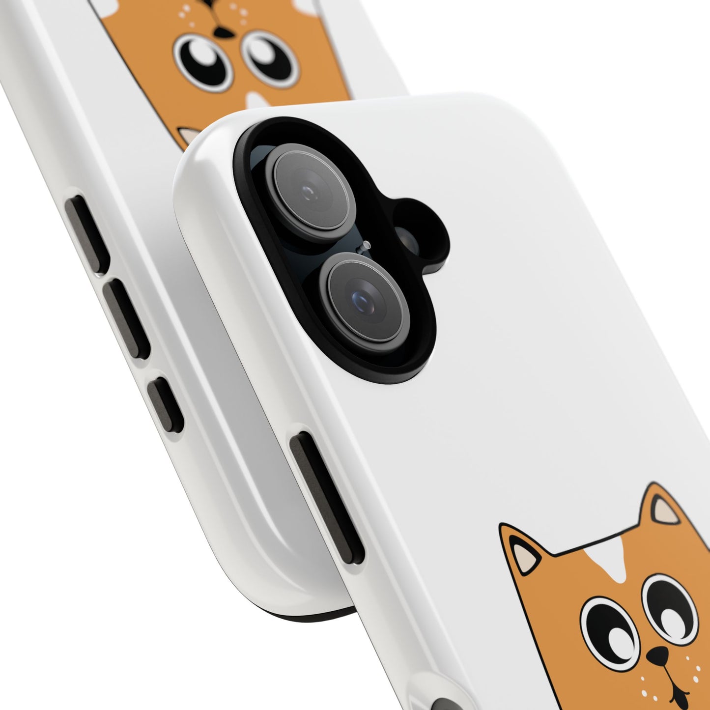 Cute Cat Coffee Mug Phone Case - Tough Protection for Pet Lovers