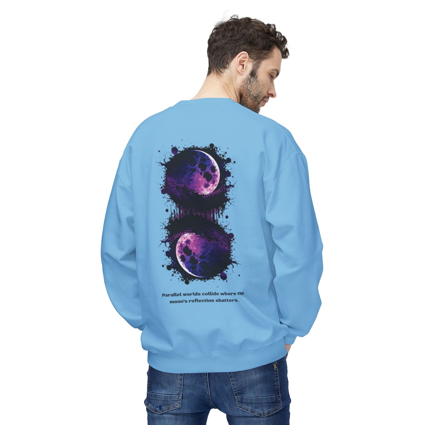 Unisex Purple Galaxy Sweatshirt