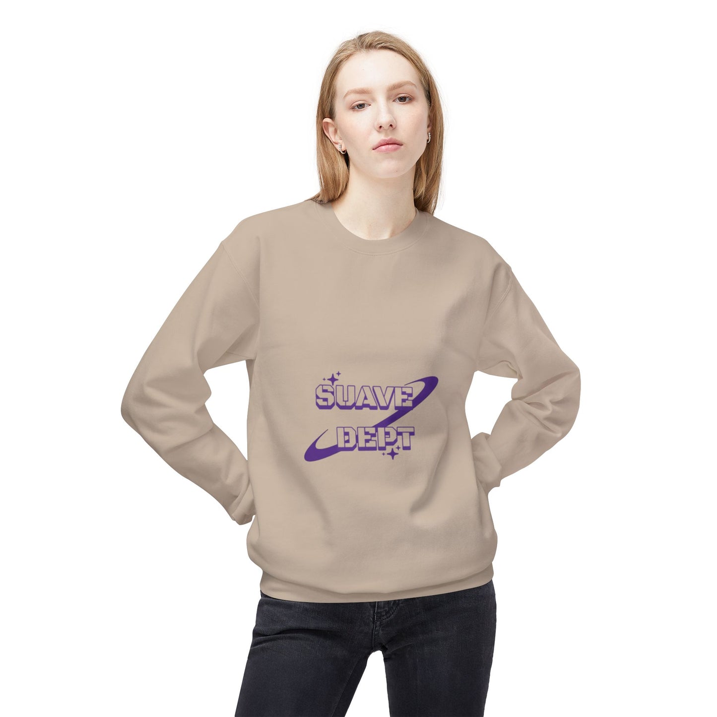 Unisex Purple Galaxy Sweatshirt