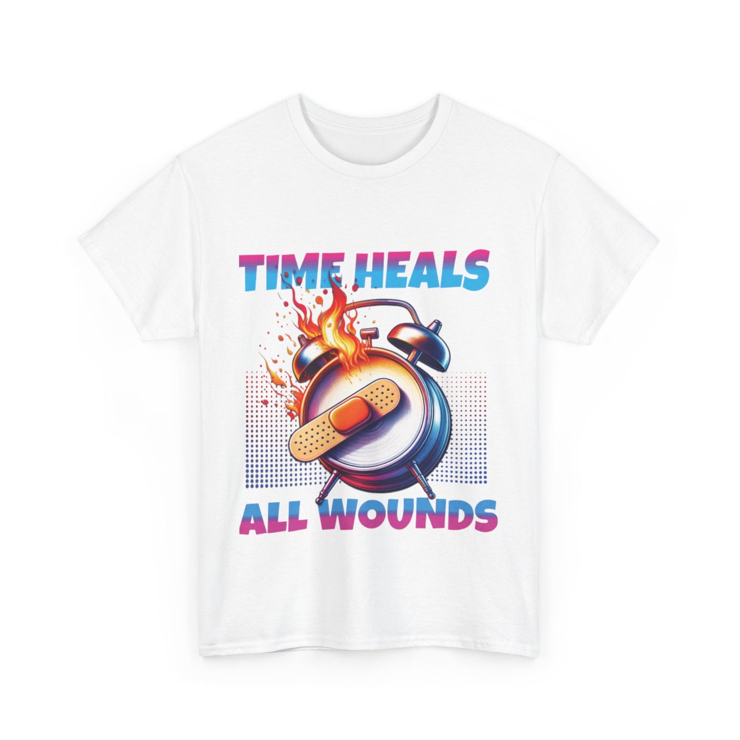 Unisex Time Heals Shirt: Pink