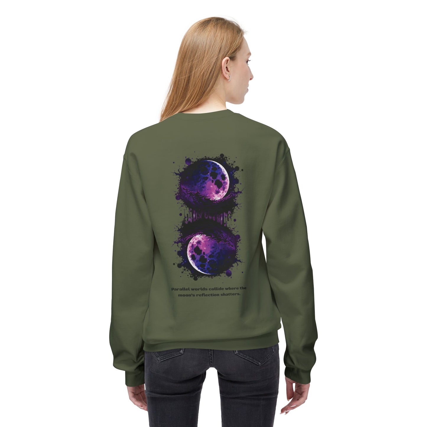 Unisex Purple Galaxy Sweatshirt