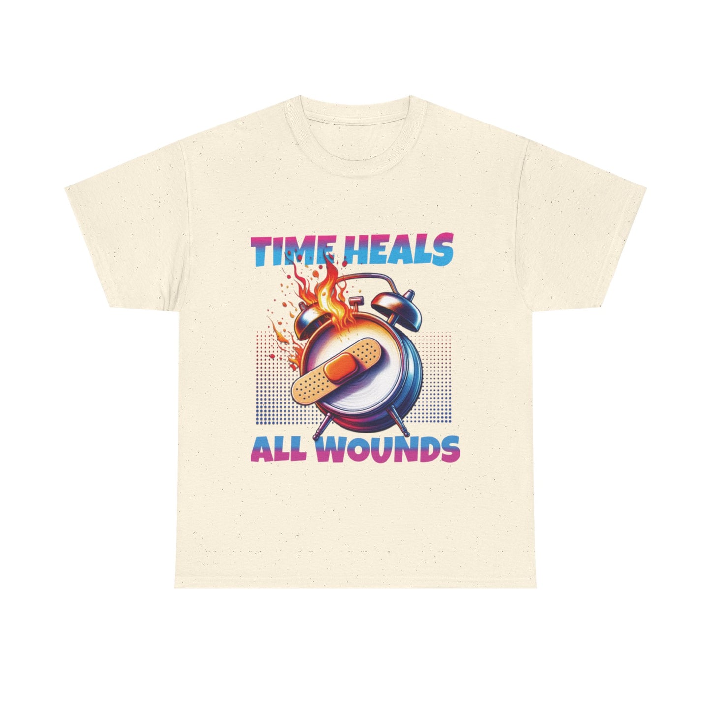 Unisex Time Heals Shirt: Pink