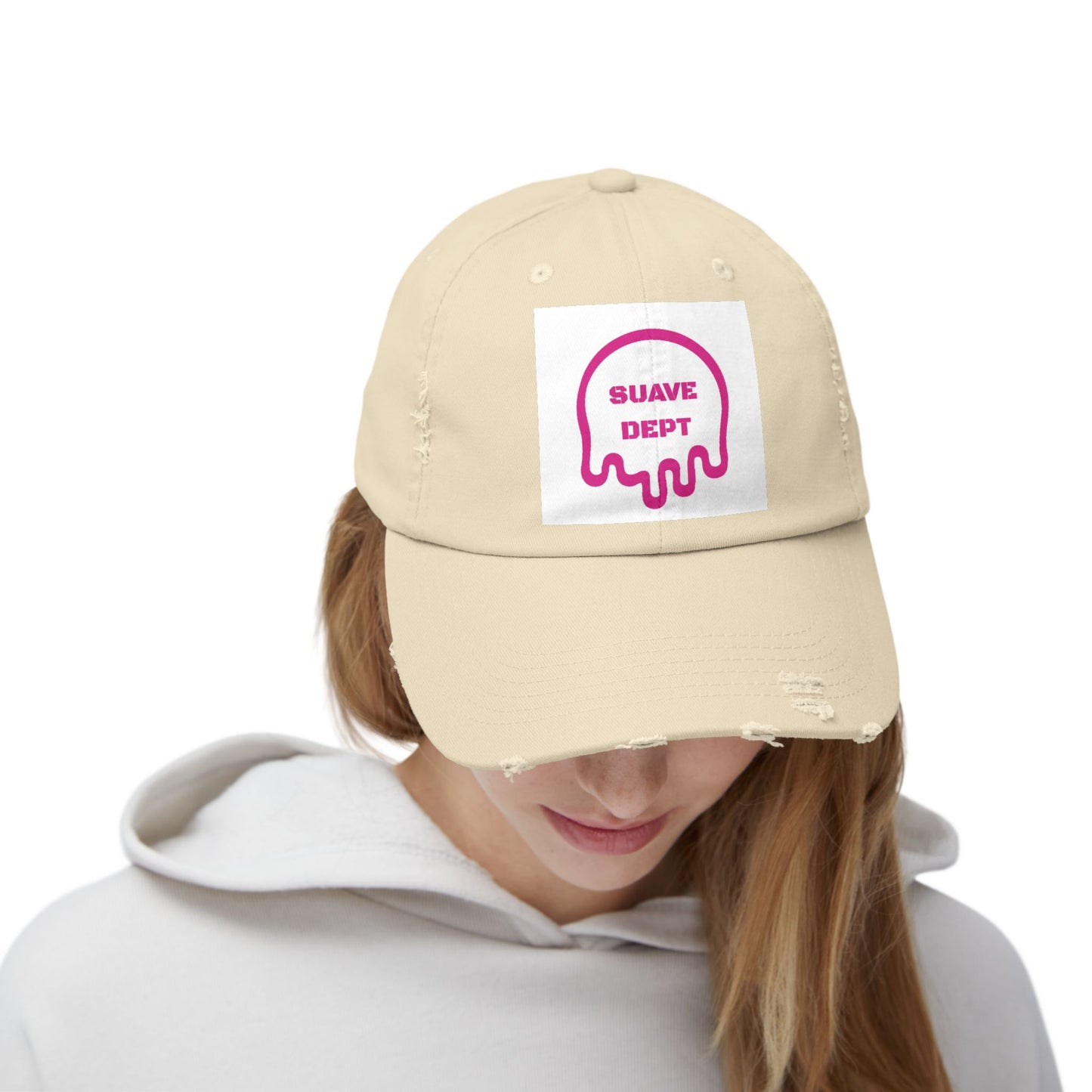 Unisex Drippy 'Suave Dept' Cap Design - Trendy Streetwear Hat