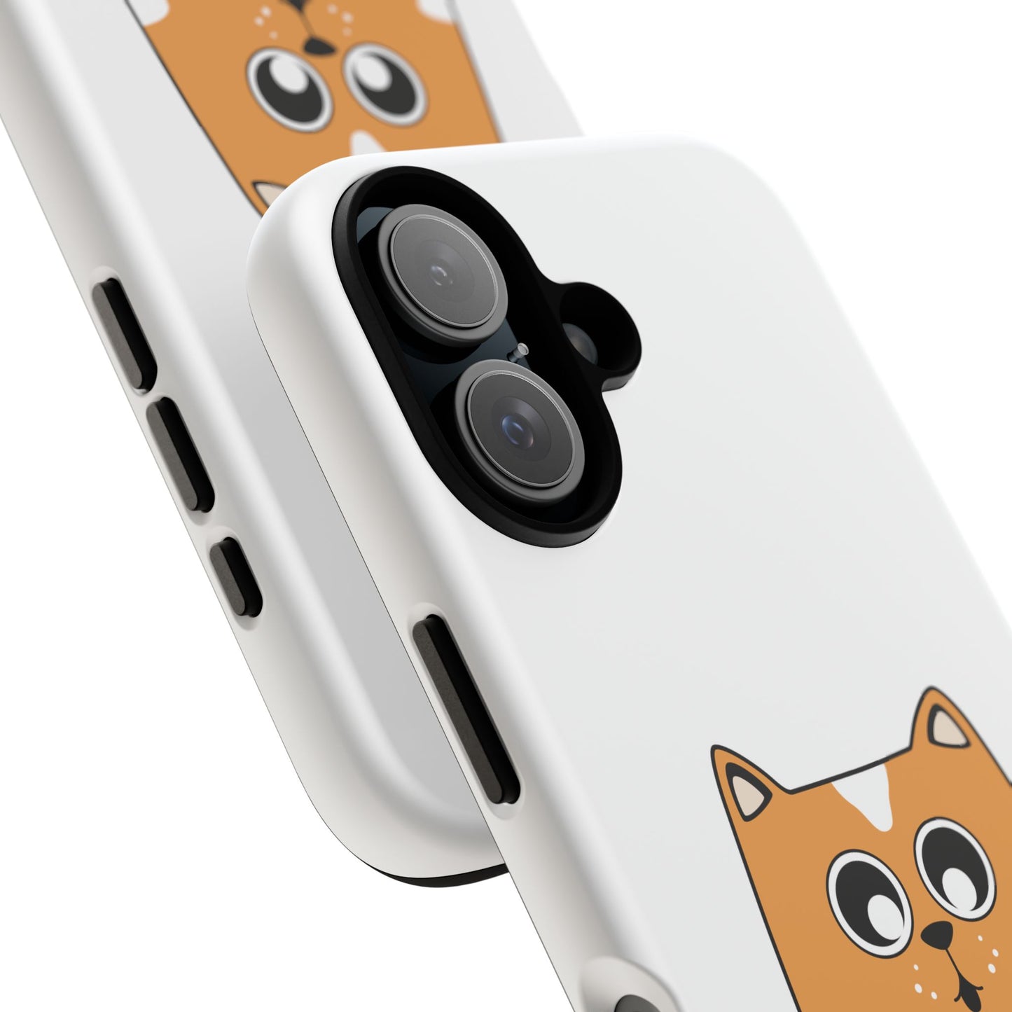 Cute Cat Coffee Mug Phone Case - Tough Protection for Pet Lovers