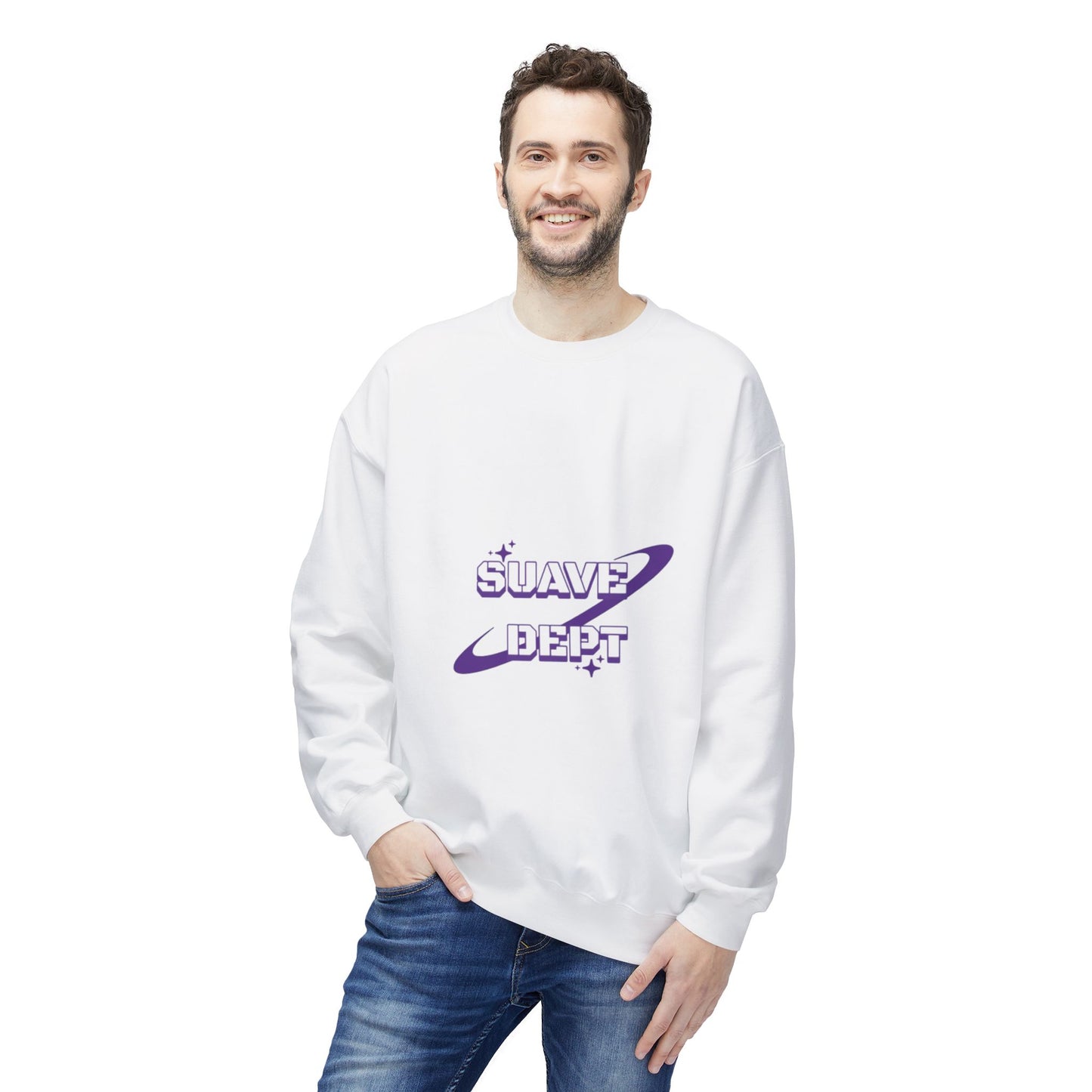 Unisex Purple Galaxy Sweatshirt