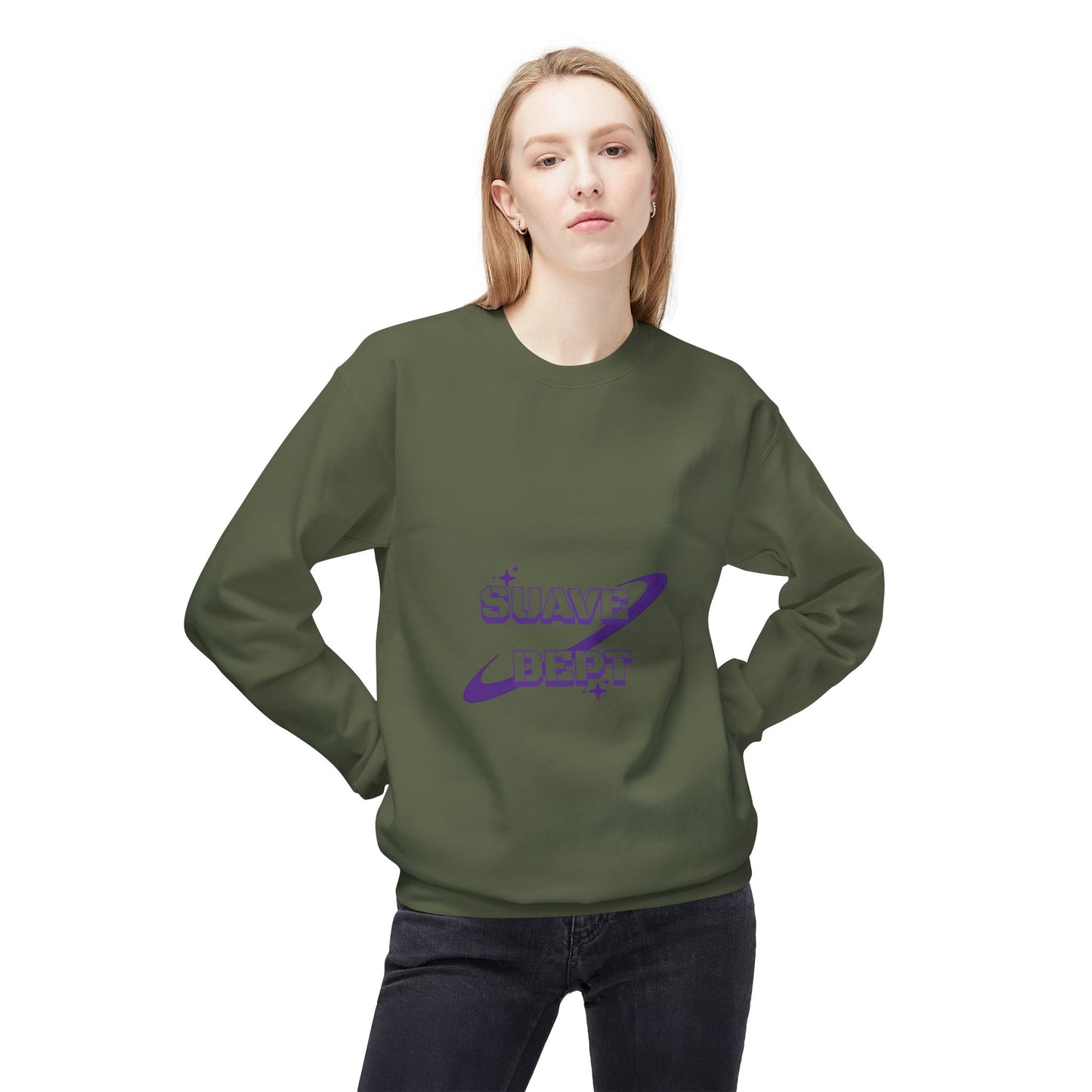 Unisex Purple Galaxy Sweatshirt