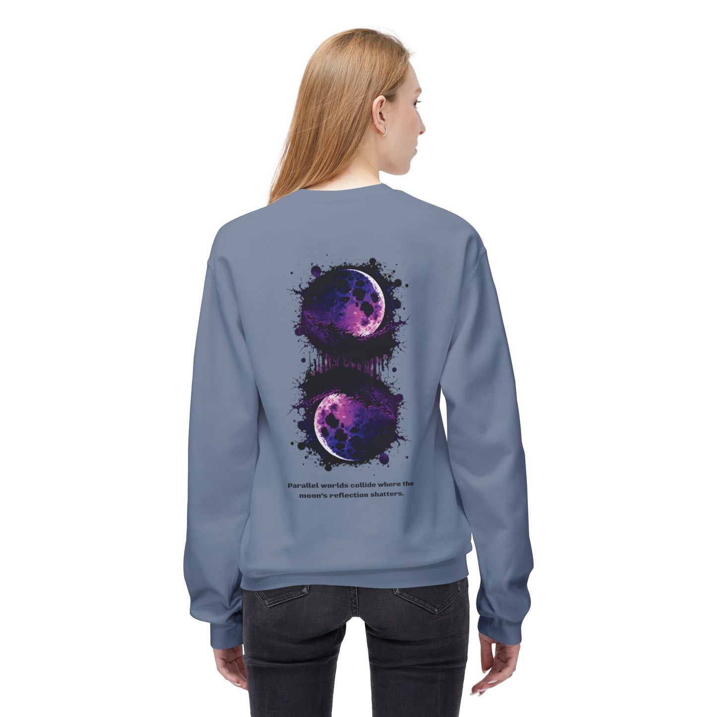Unisex Purple Galaxy Sweatshirt