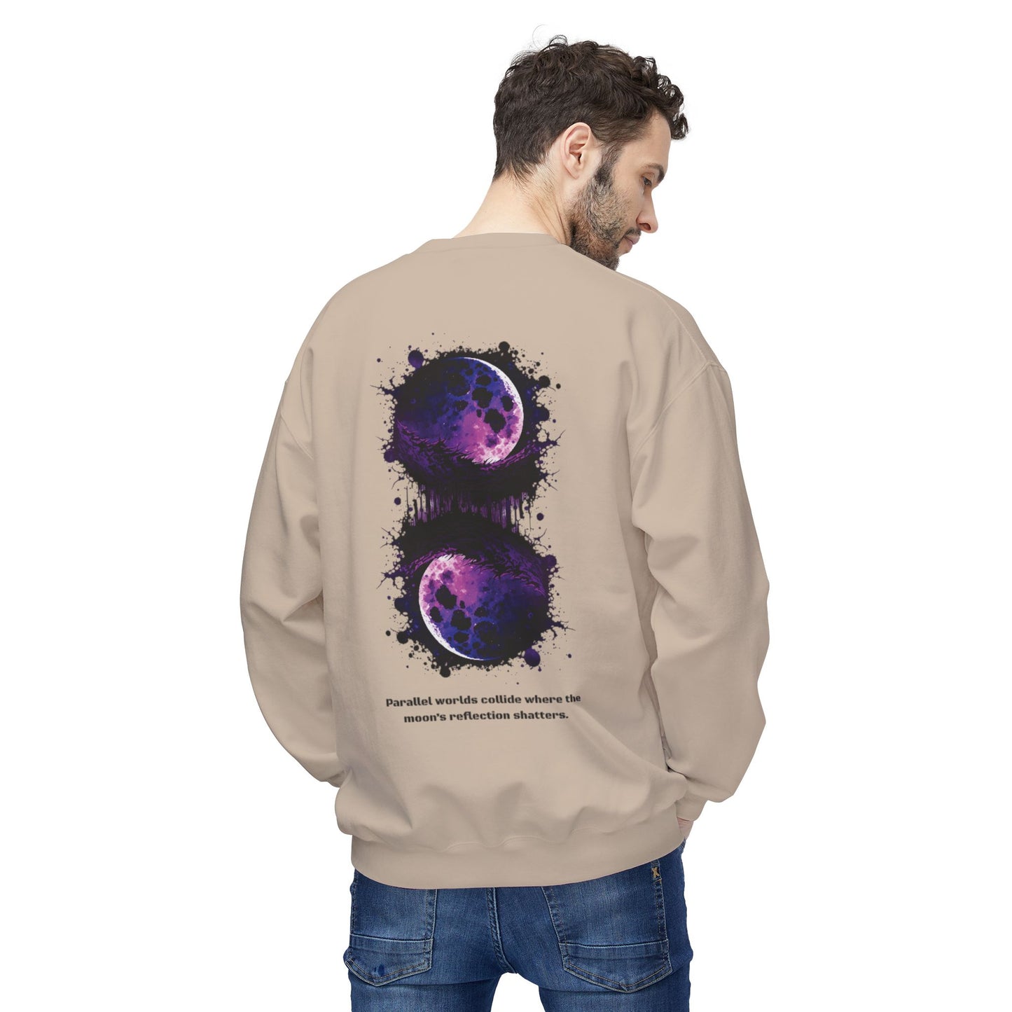 Unisex Purple Galaxy Sweatshirt