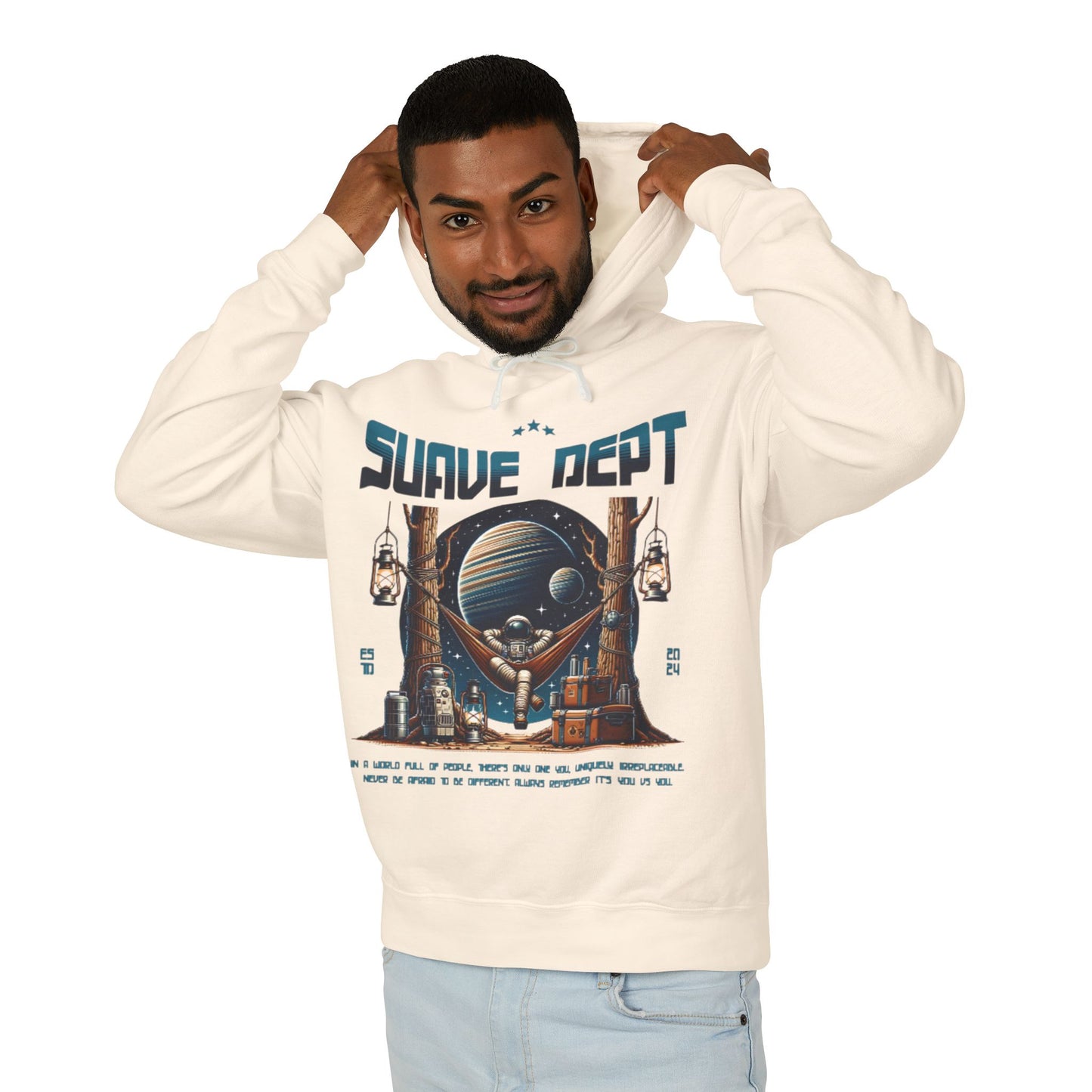 Unisex Space Lightweight Hoodie