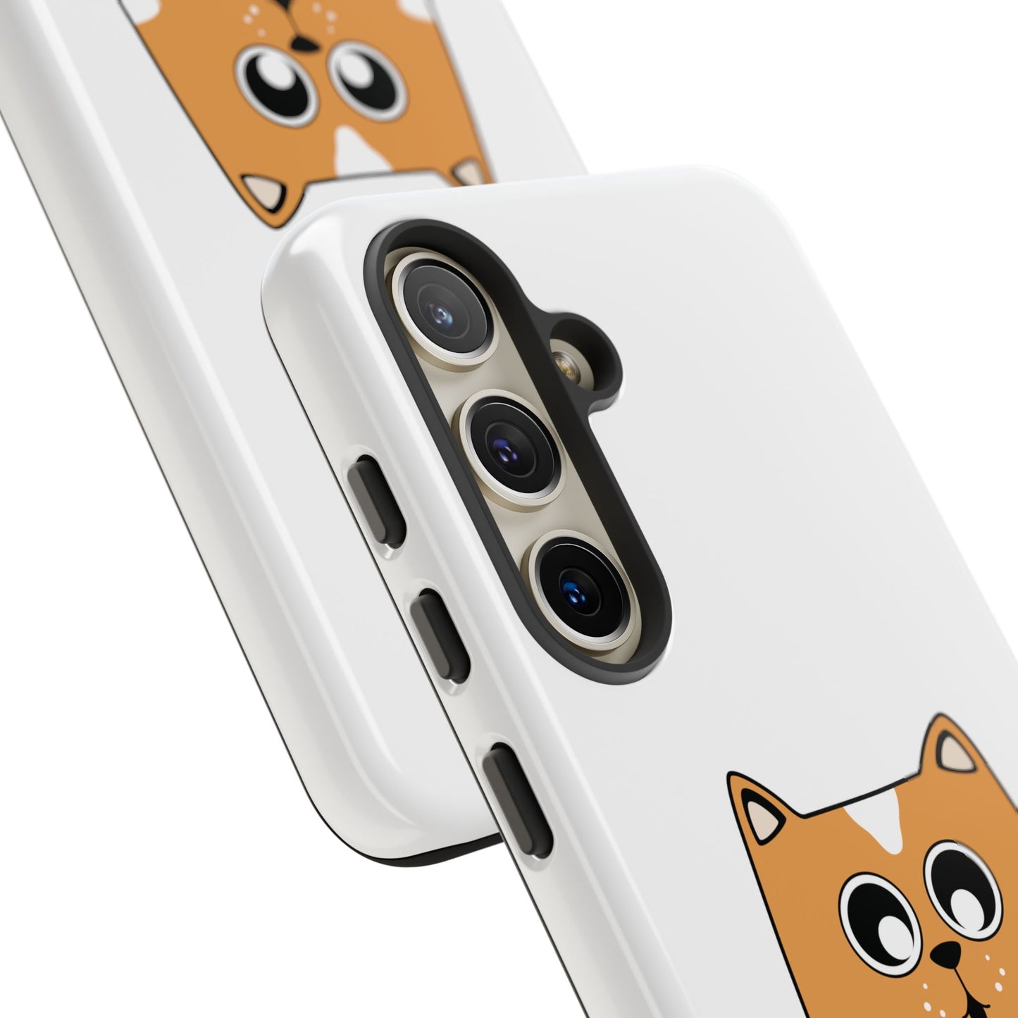 Cute Cat Coffee Mug Phone Case - Tough Protection for Pet Lovers