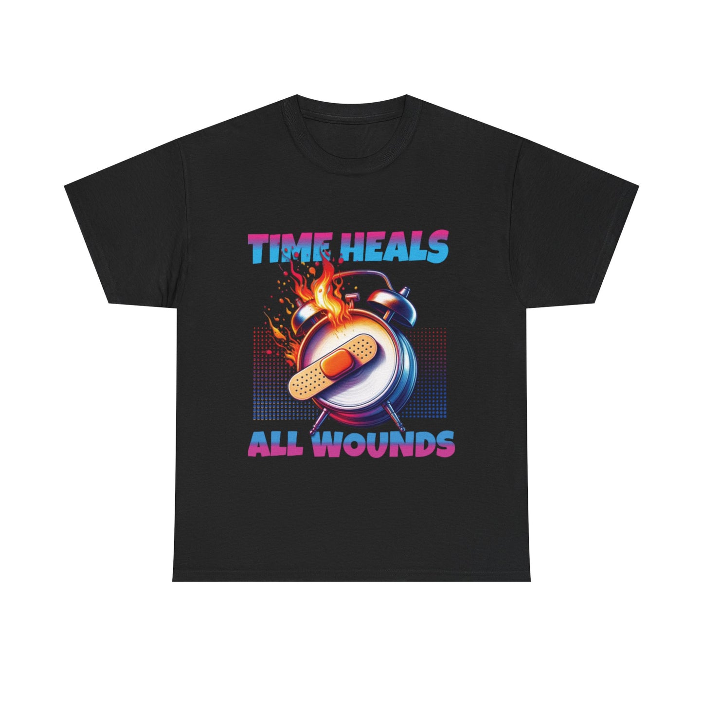 Unisex Time Heals Shirt: Pink