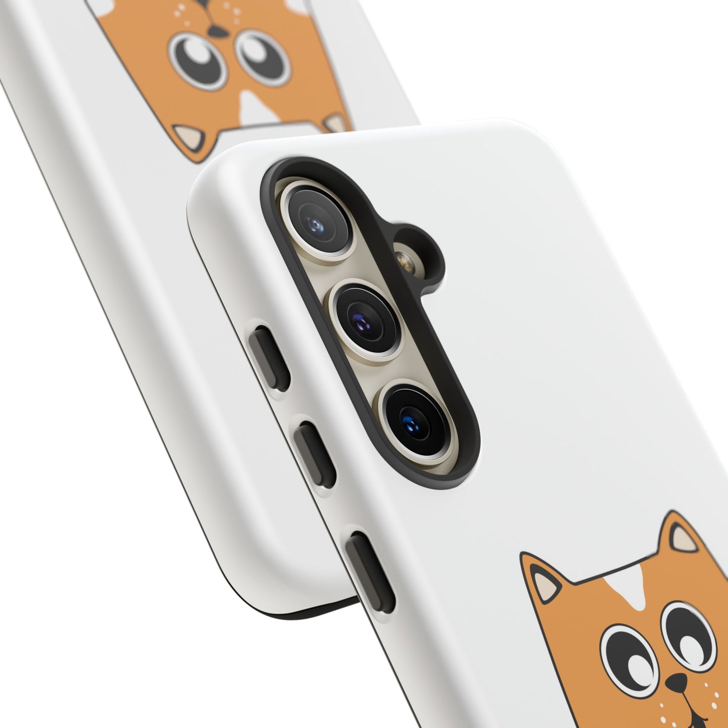 Cute Cat Coffee Mug Phone Case - Tough Protection for Pet Lovers