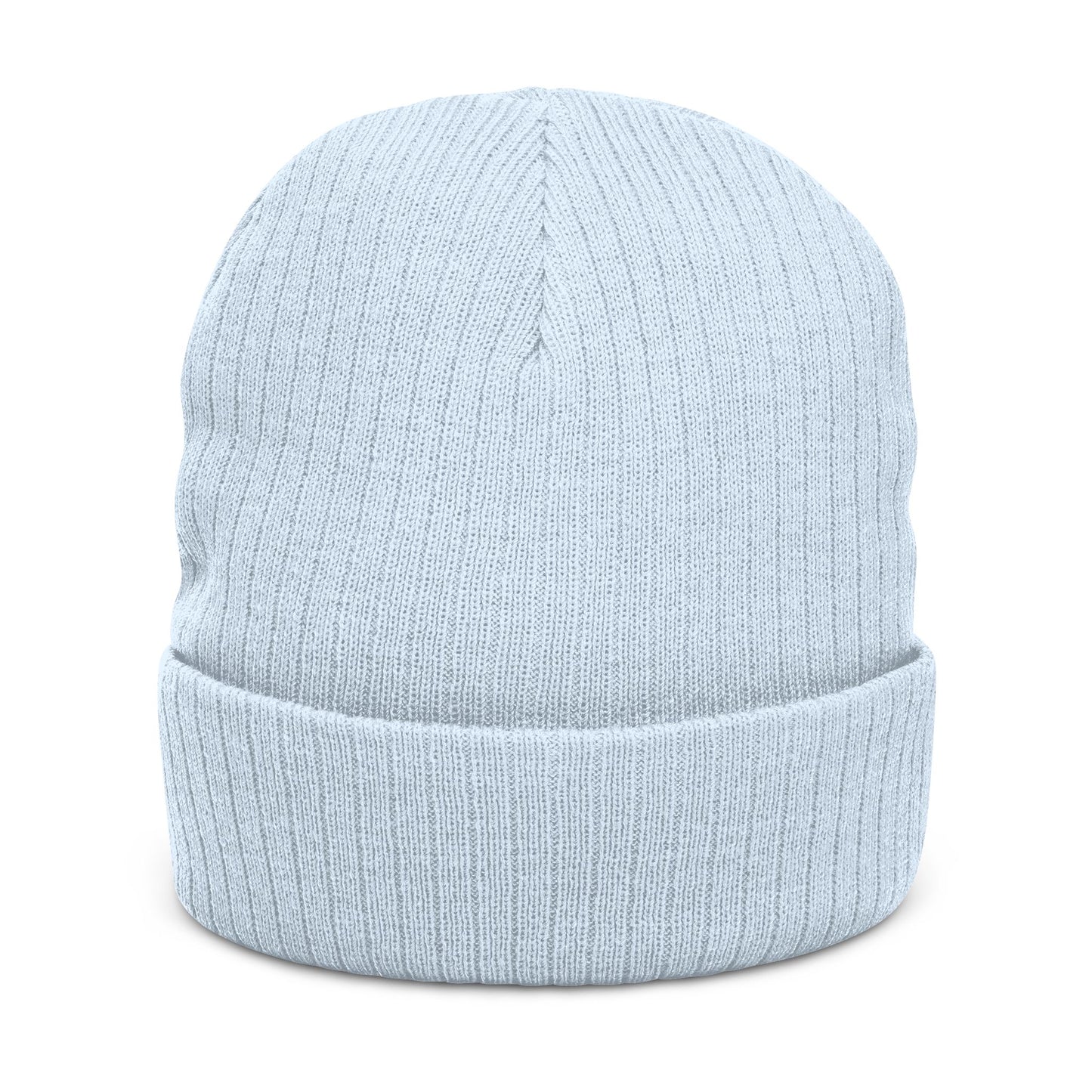 Suave Dept Ribbed Knit Beanie - Stylish Embroidered Beanie for Winter Fashion