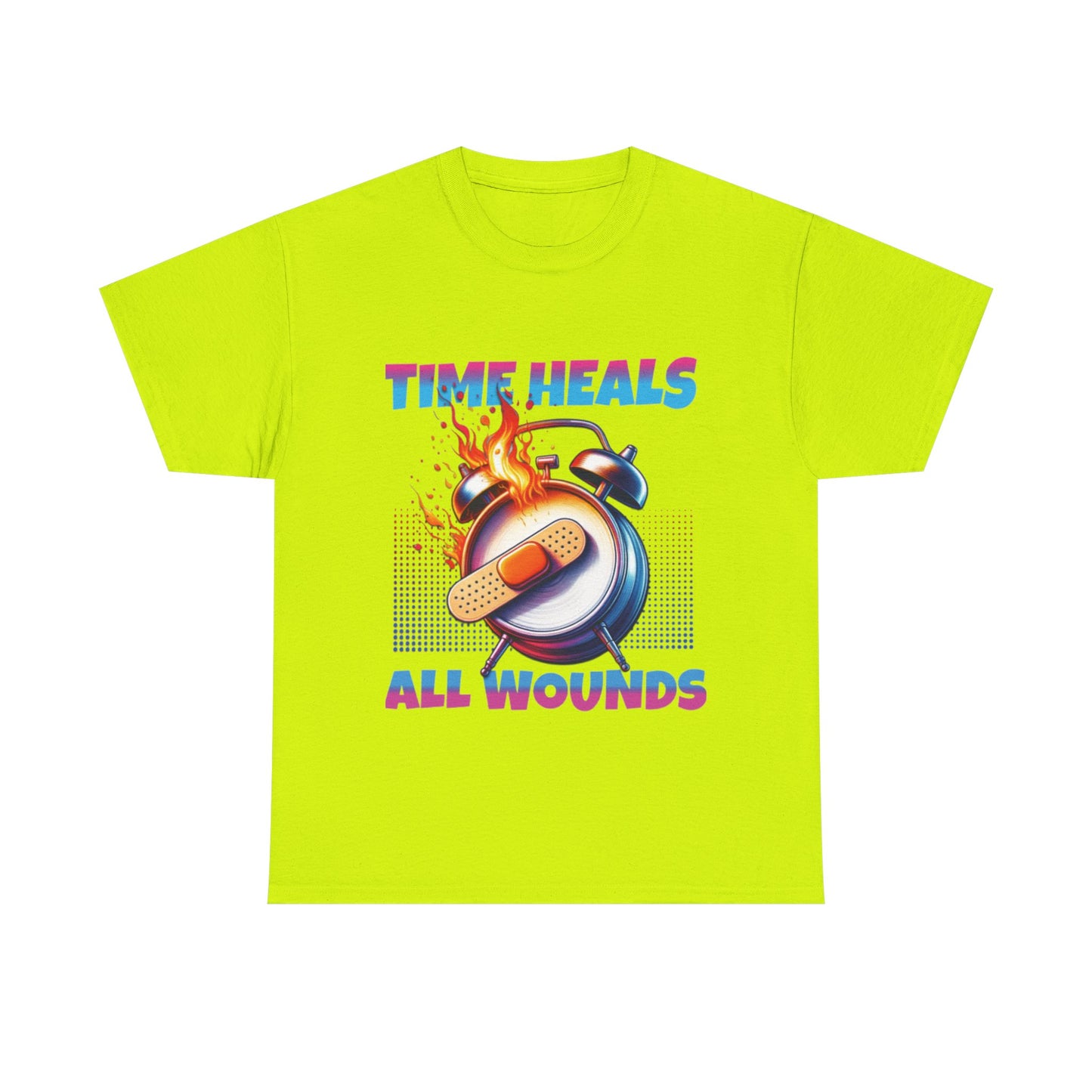 Unisex Time Heals Shirt: Pink
