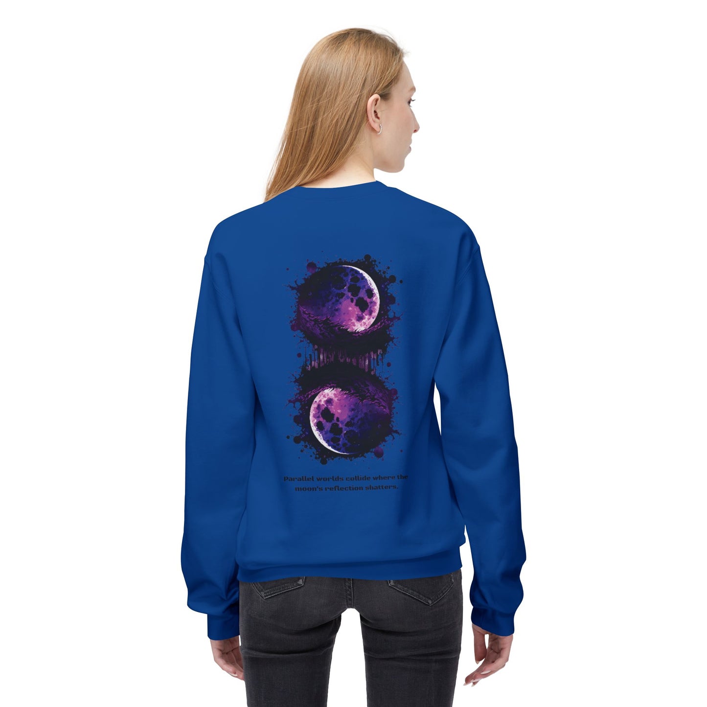Unisex Purple Galaxy Sweatshirt