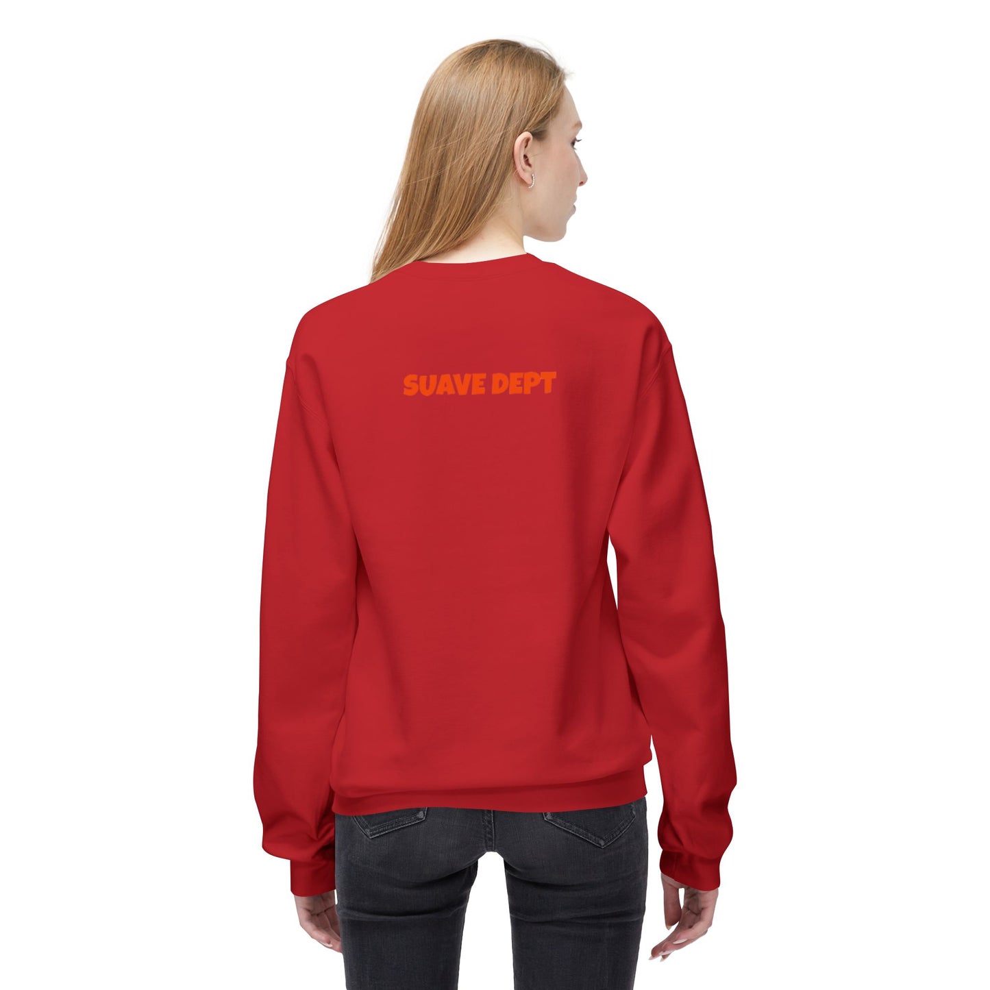 Unisex Time Heals Softstyle Sweatshirt: Orange