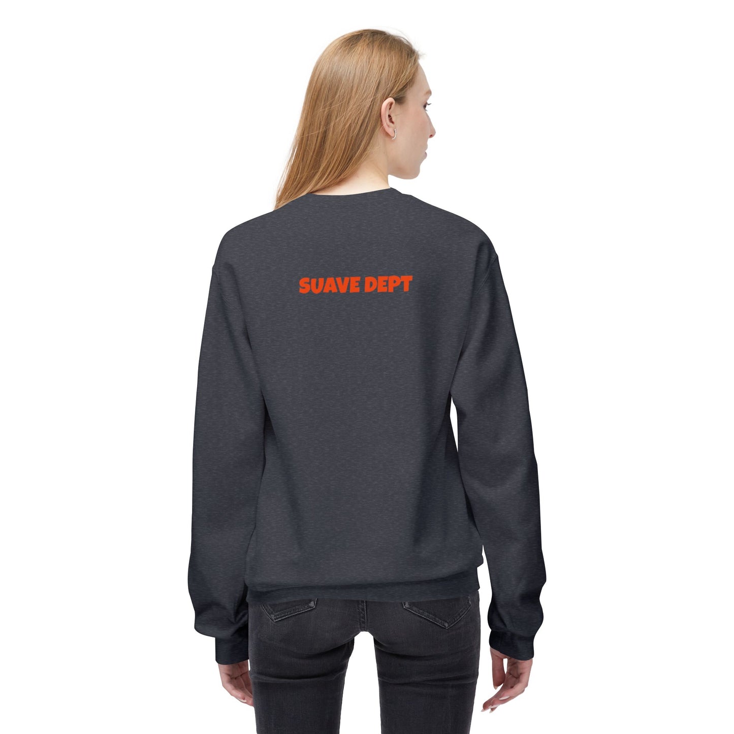 Unisex Time Heals Softstyle Sweatshirt: Orange