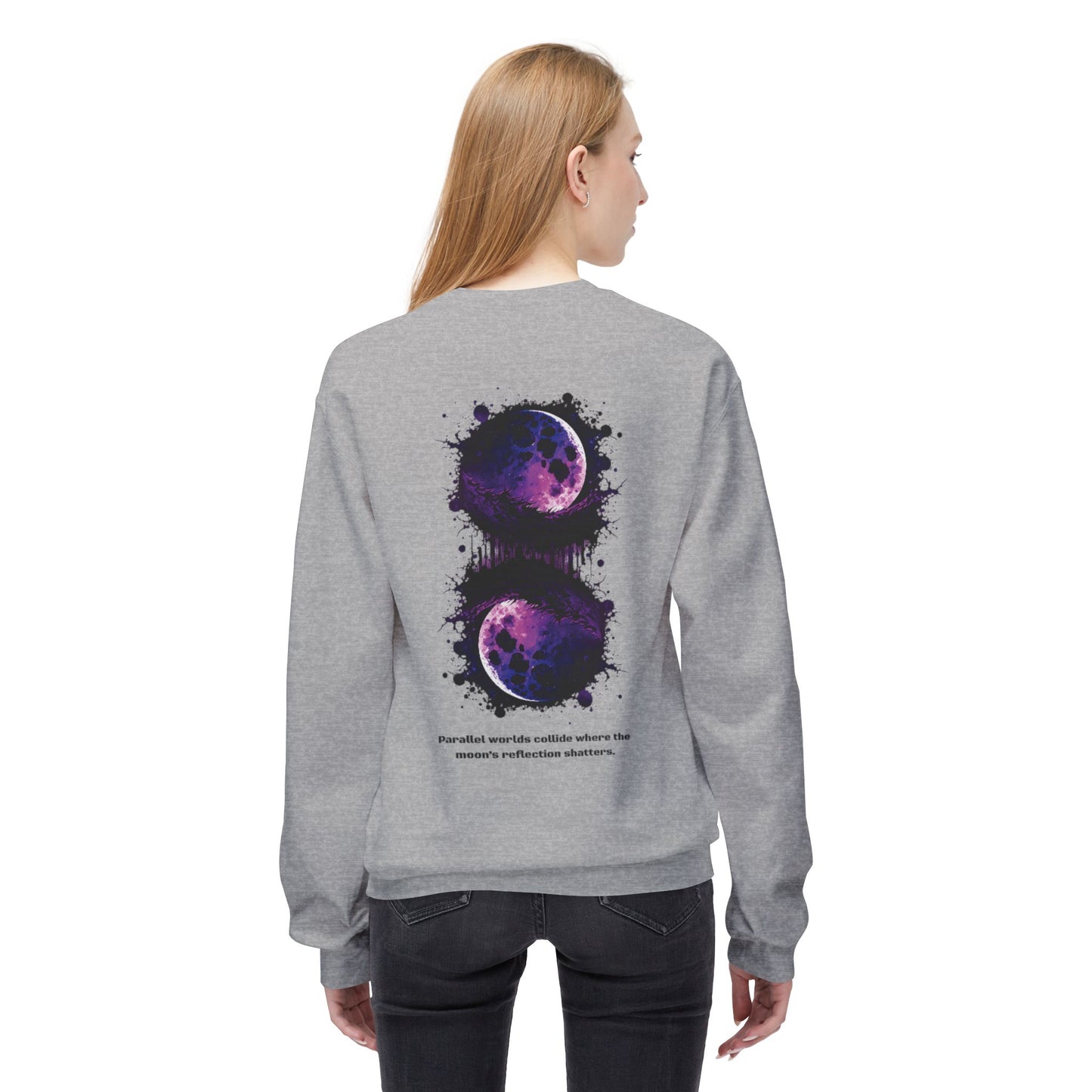 Unisex Purple Galaxy Sweatshirt