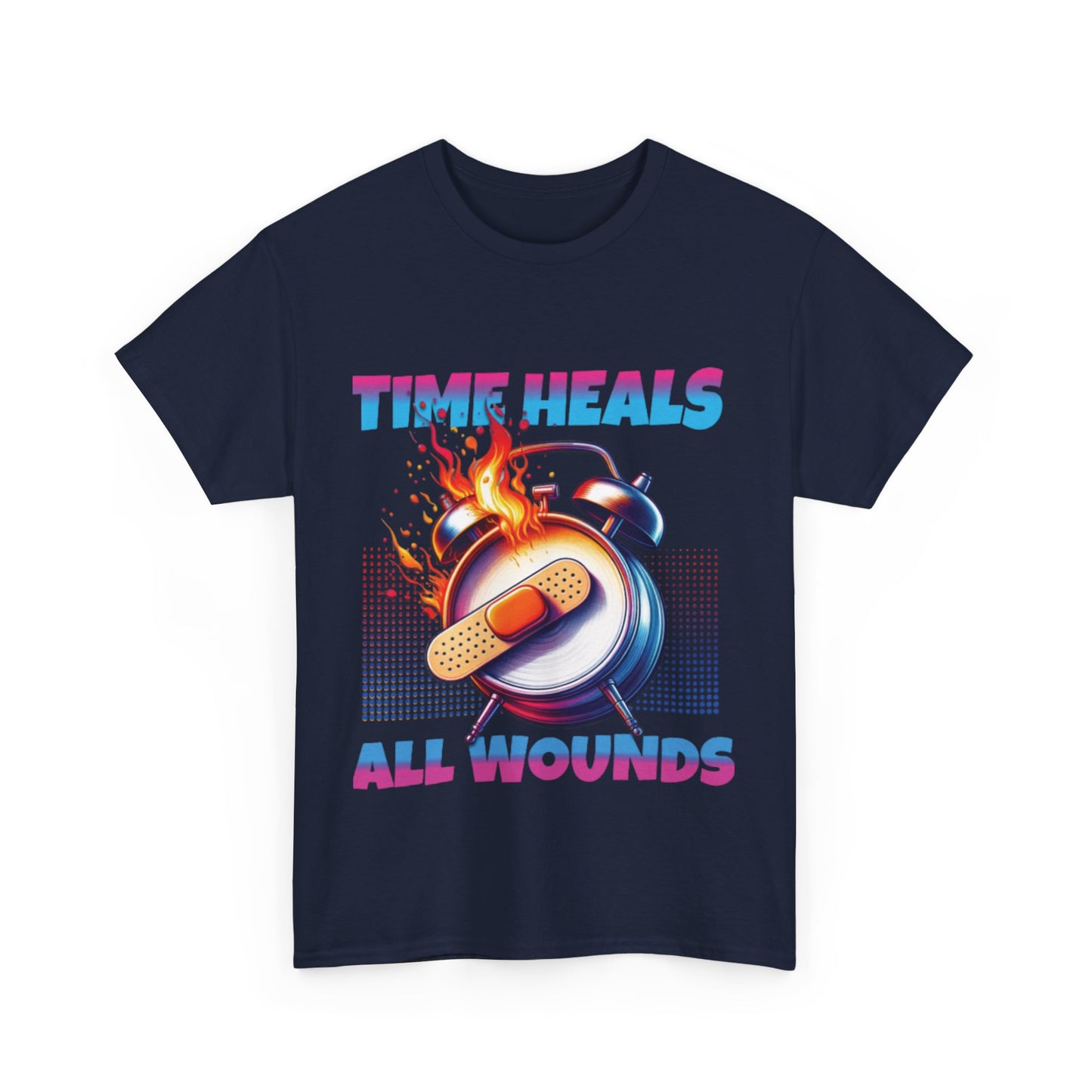 Unisex Time Heals Shirt: Pink