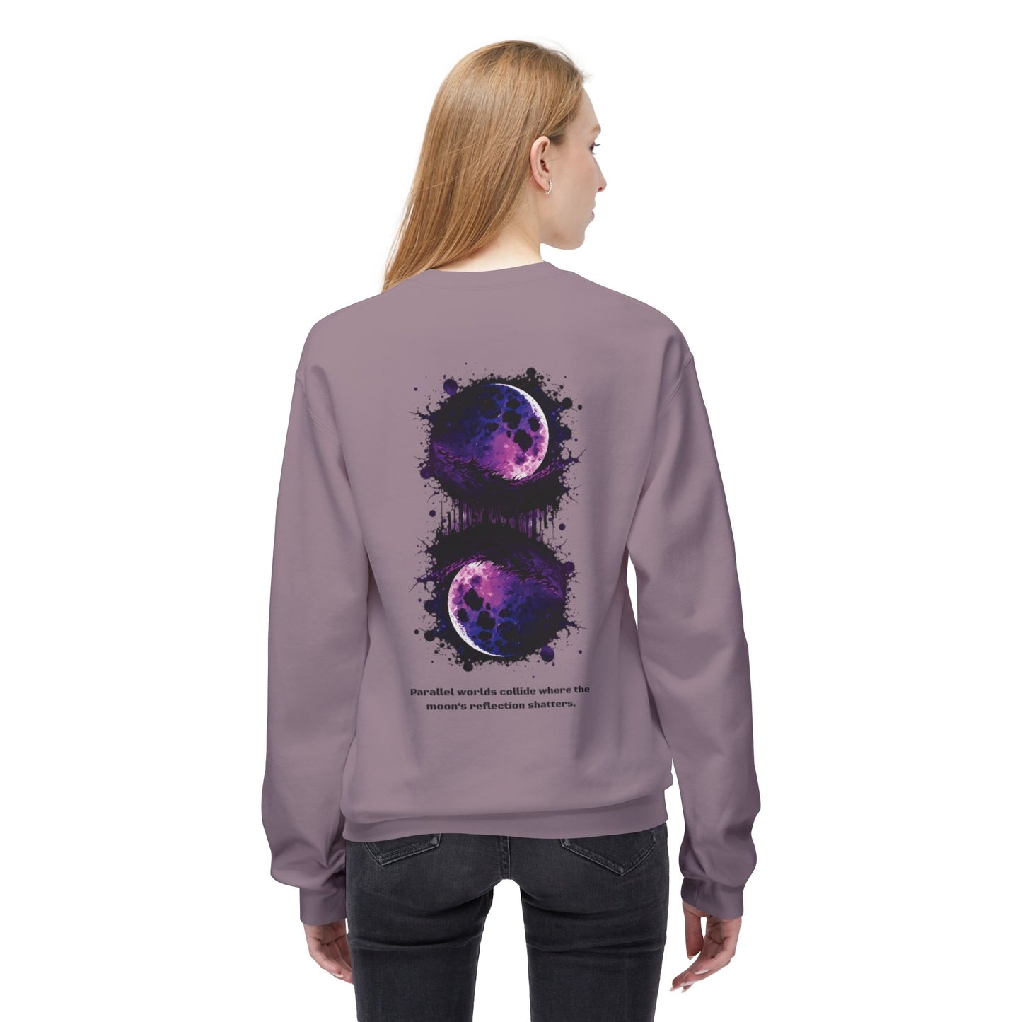 Unisex Purple Galaxy Sweatshirt