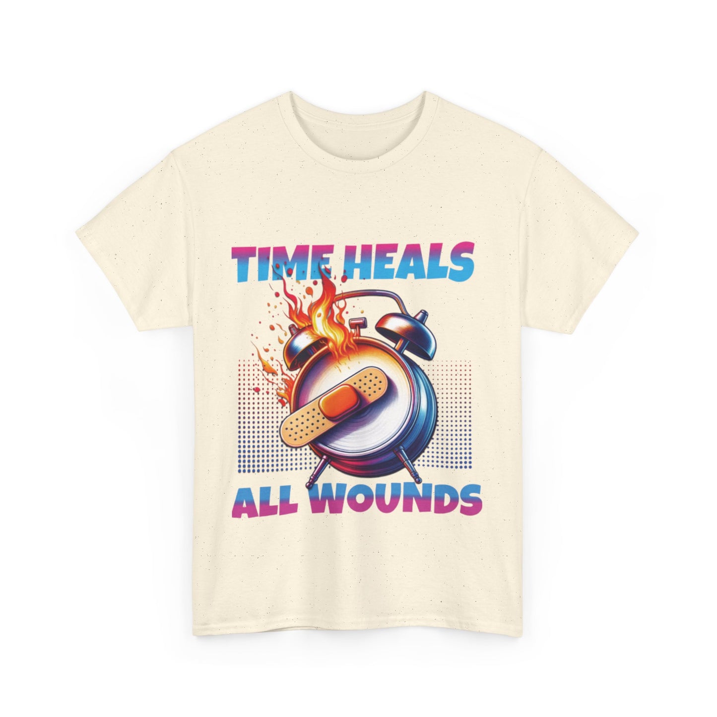 Unisex Time Heals Shirt: Pink