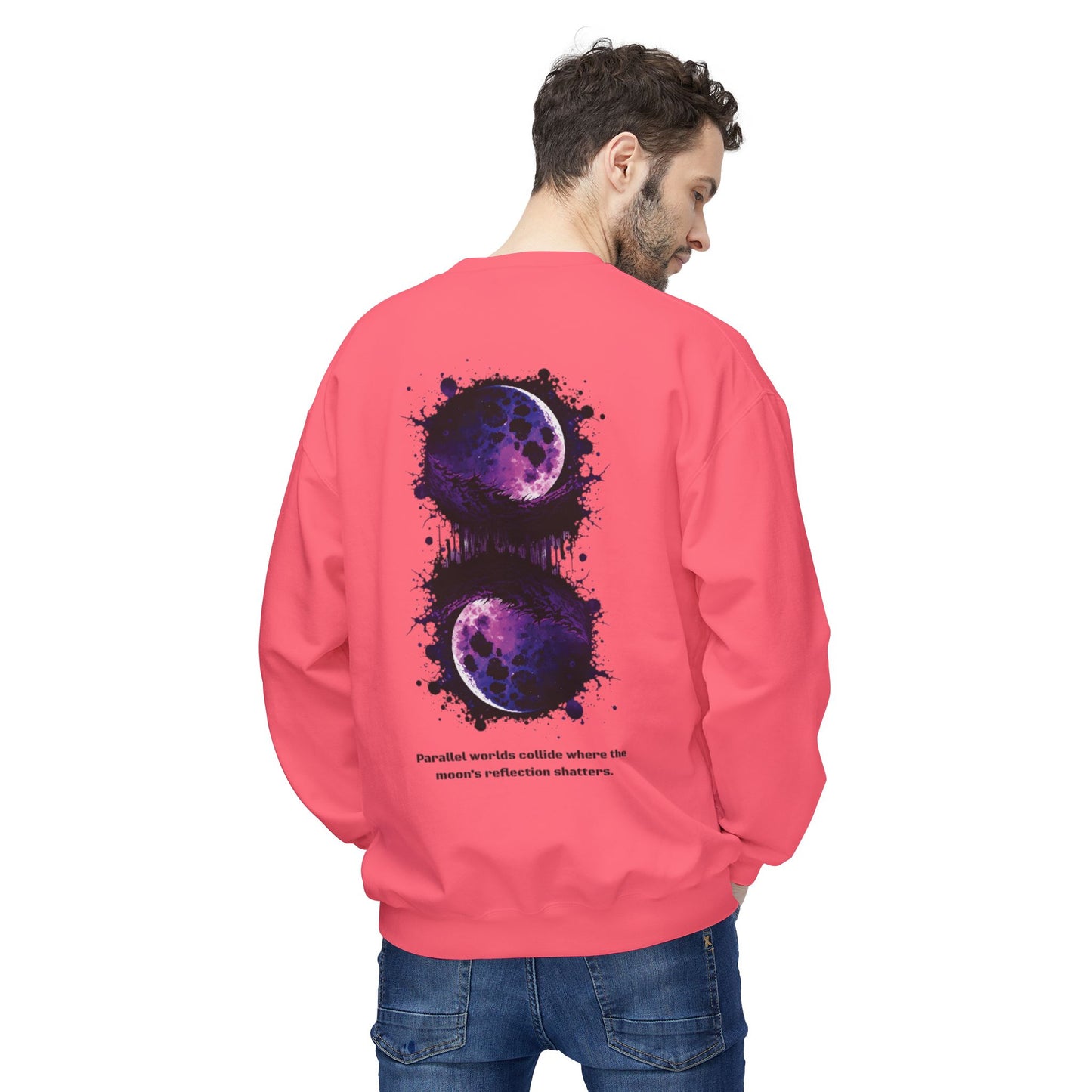 Unisex Purple Galaxy Sweatshirt