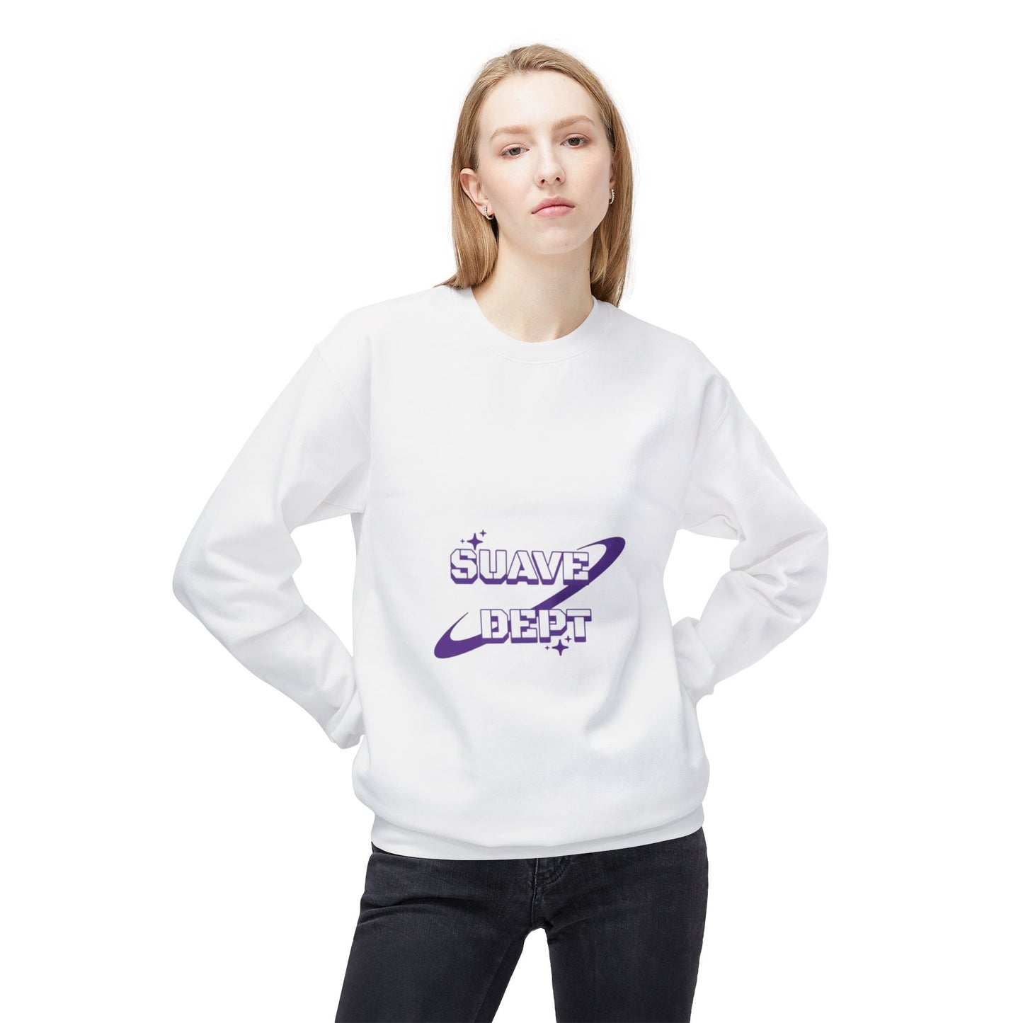 Unisex Purple Galaxy Sweatshirt