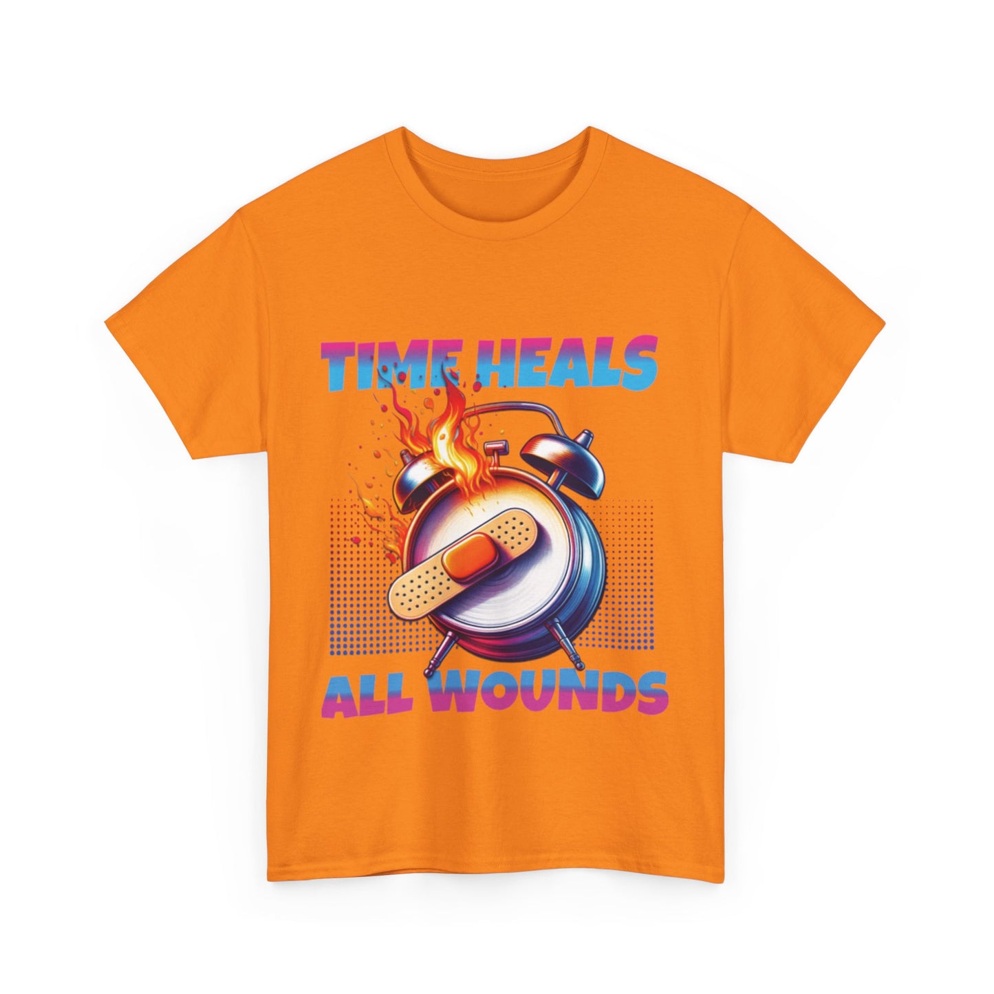 Unisex Time Heals Shirt: Pink