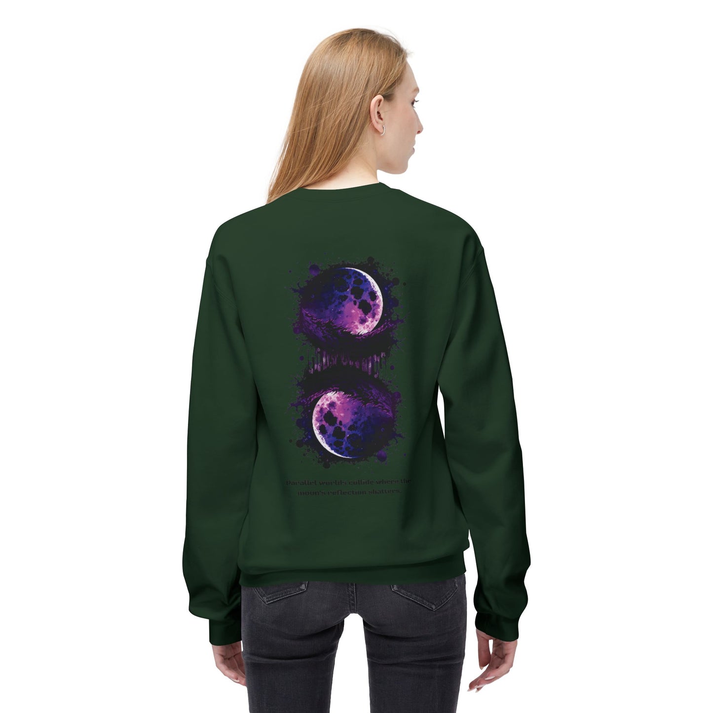 Unisex Purple Galaxy Sweatshirt