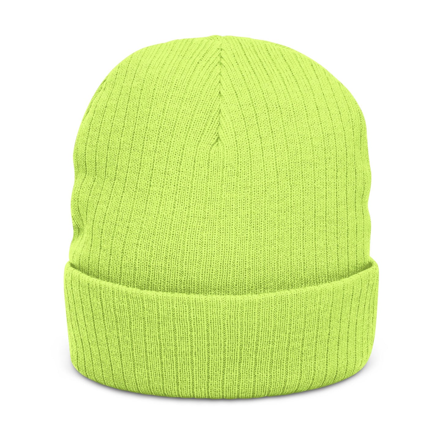 Suave Dept Ribbed Knit Beanie - Stylish Embroidered Beanie for Winter Fashion