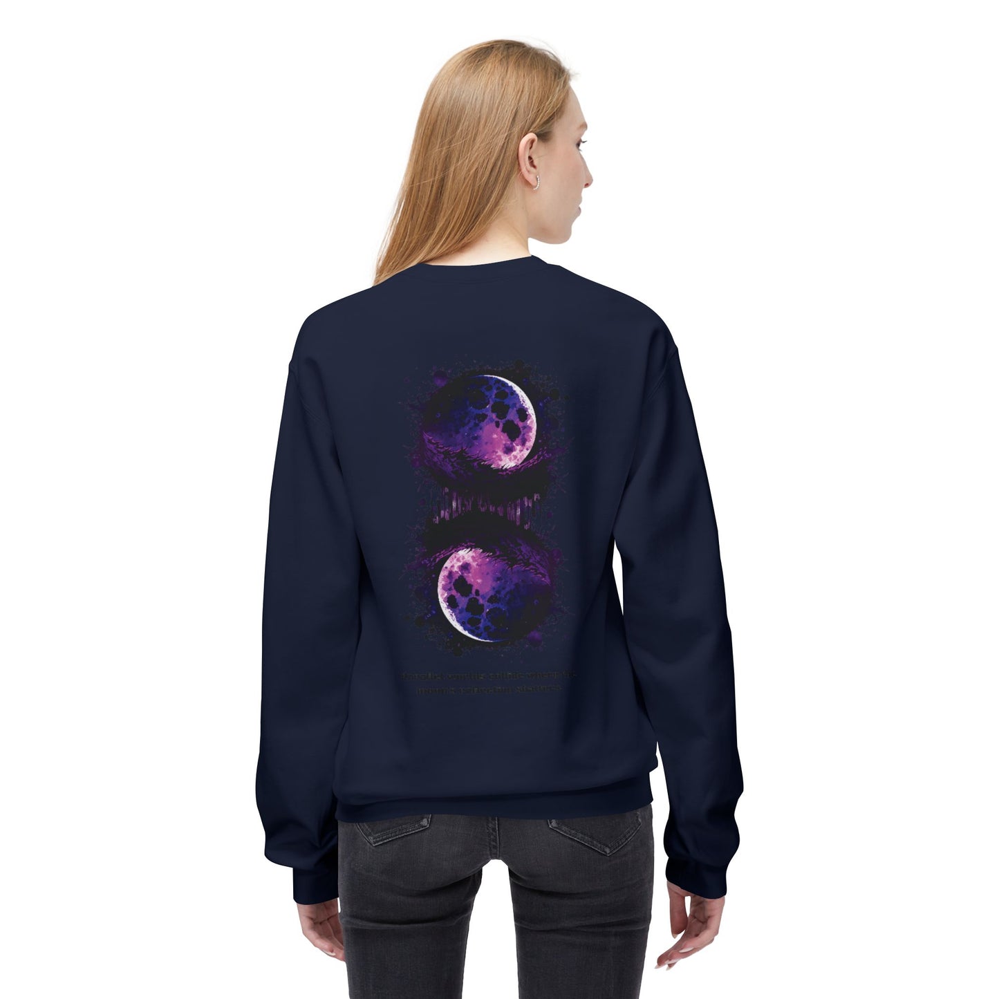 Unisex Purple Galaxy Sweatshirt