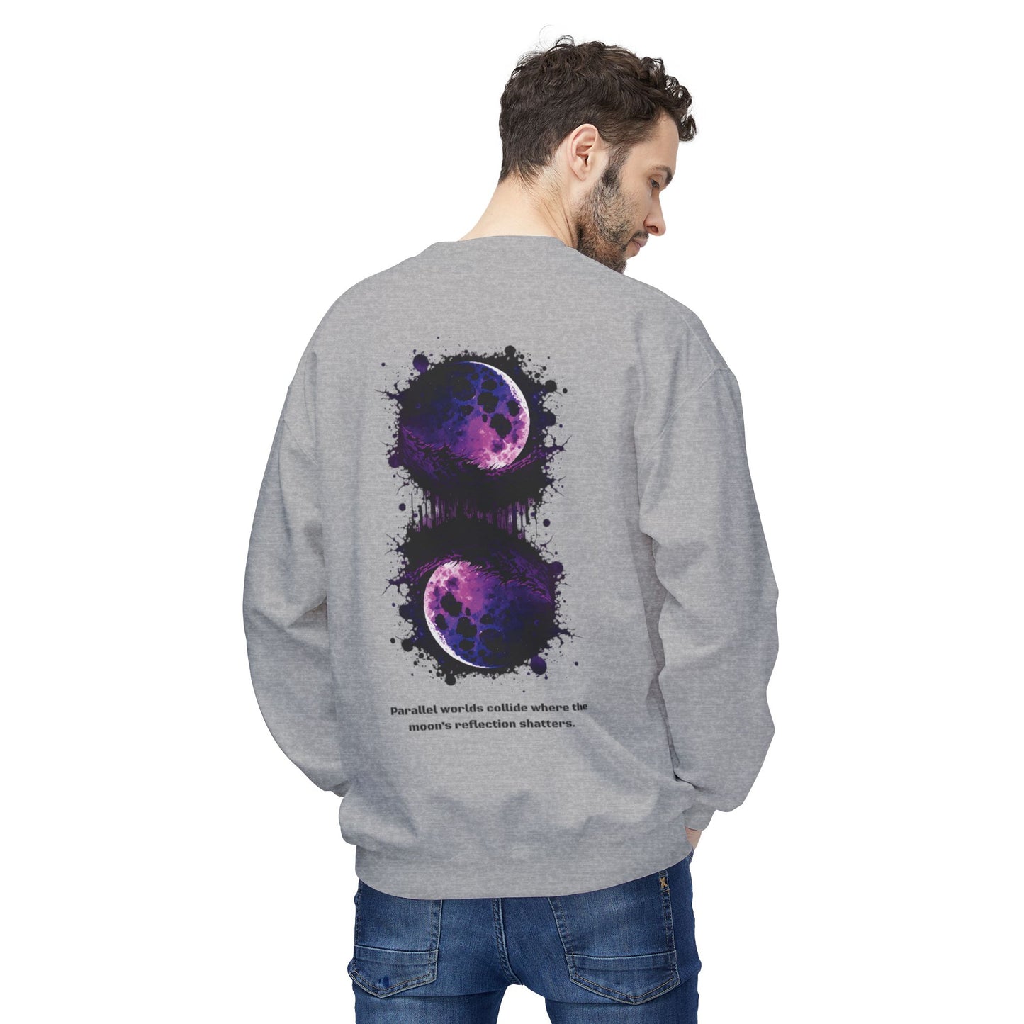 Unisex Purple Galaxy Sweatshirt